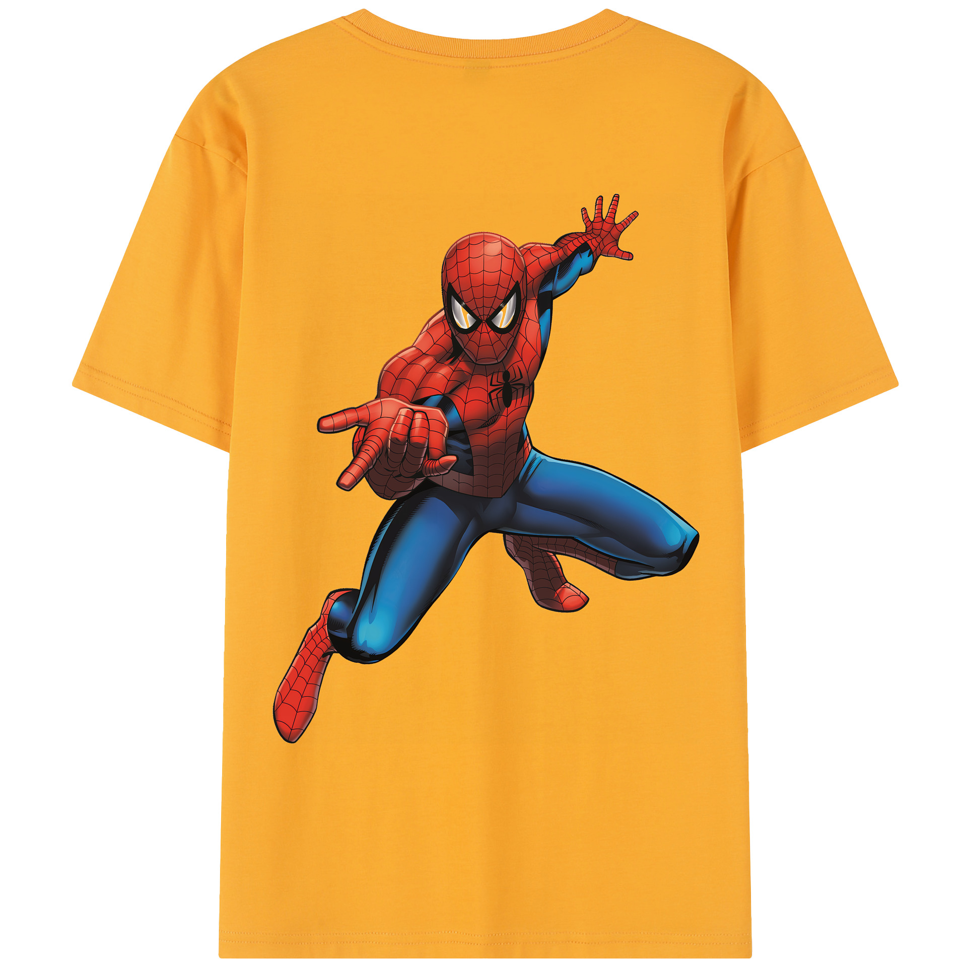 （画像用） Spider Man スパイダーマン レディース半袖Tシャツ(バックプリント)