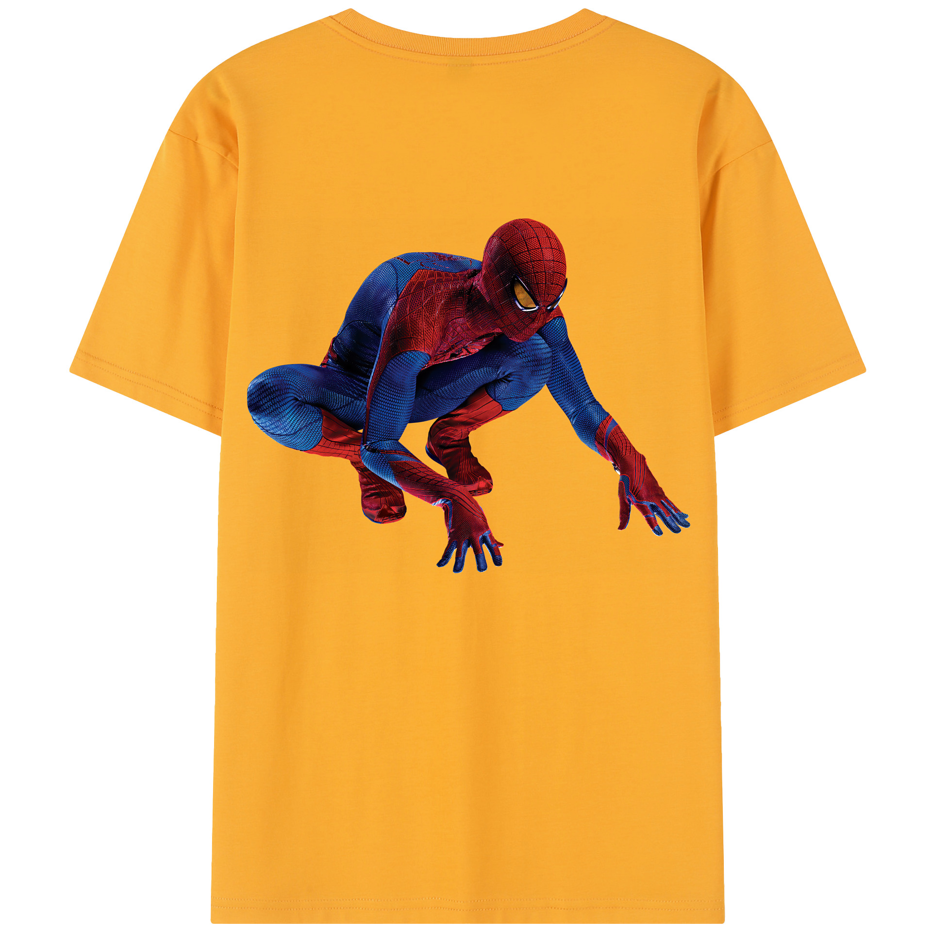 （画像用） Spider Man スパイダーマン レディース半袖Tシャツ(バックプリント)