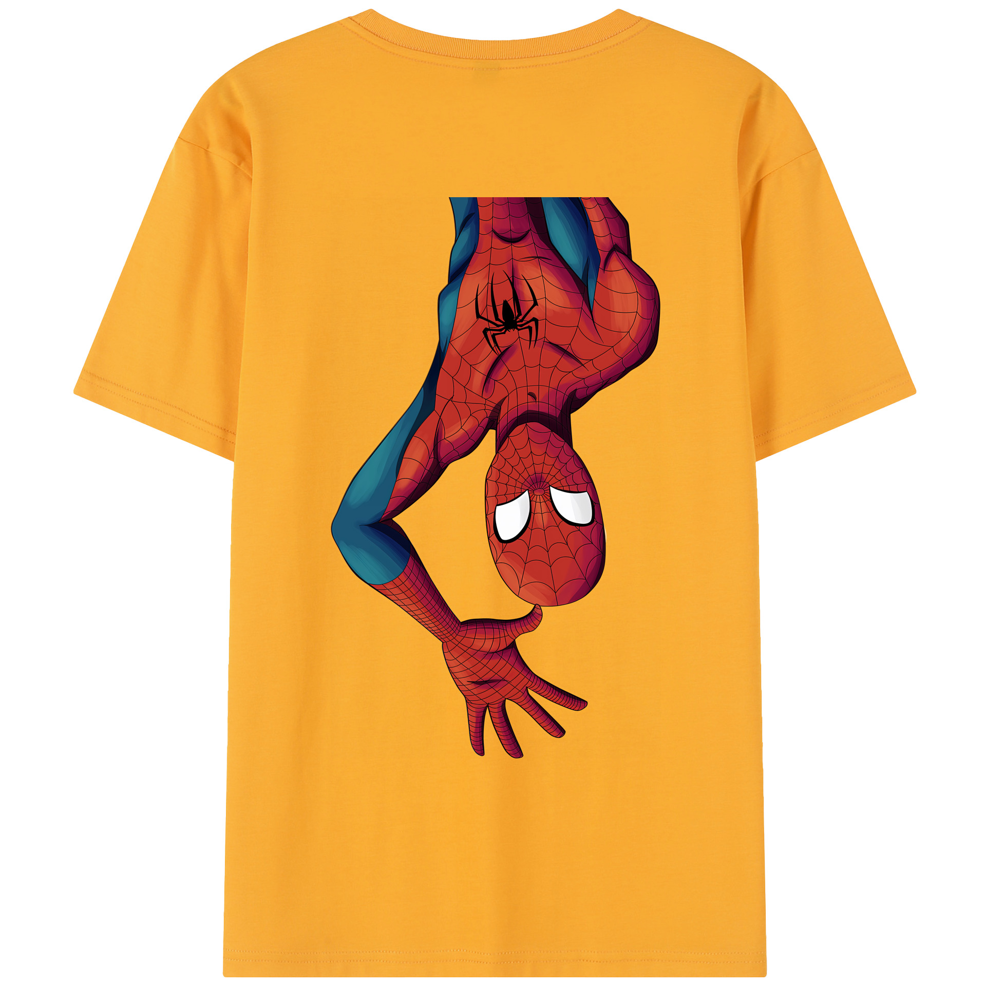 （画像用） Spider Man スパイダーマン レディース半袖Tシャツ(バックプリント)