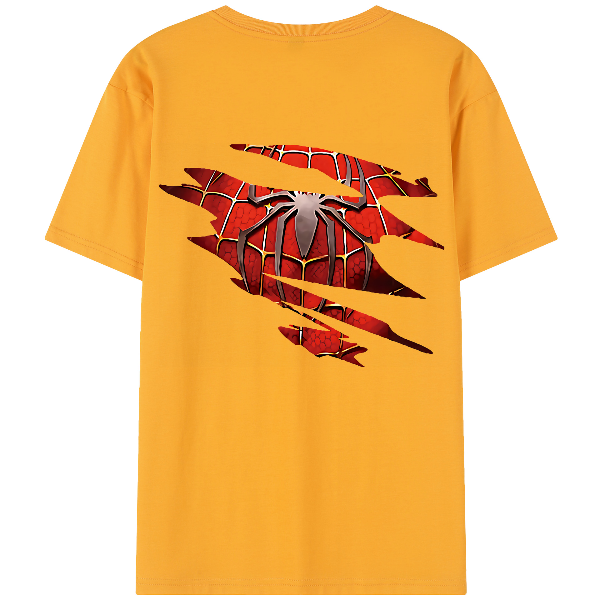 （画像用） Spider Man スパイダーマン レディース半袖Tシャツ(バックプリント)