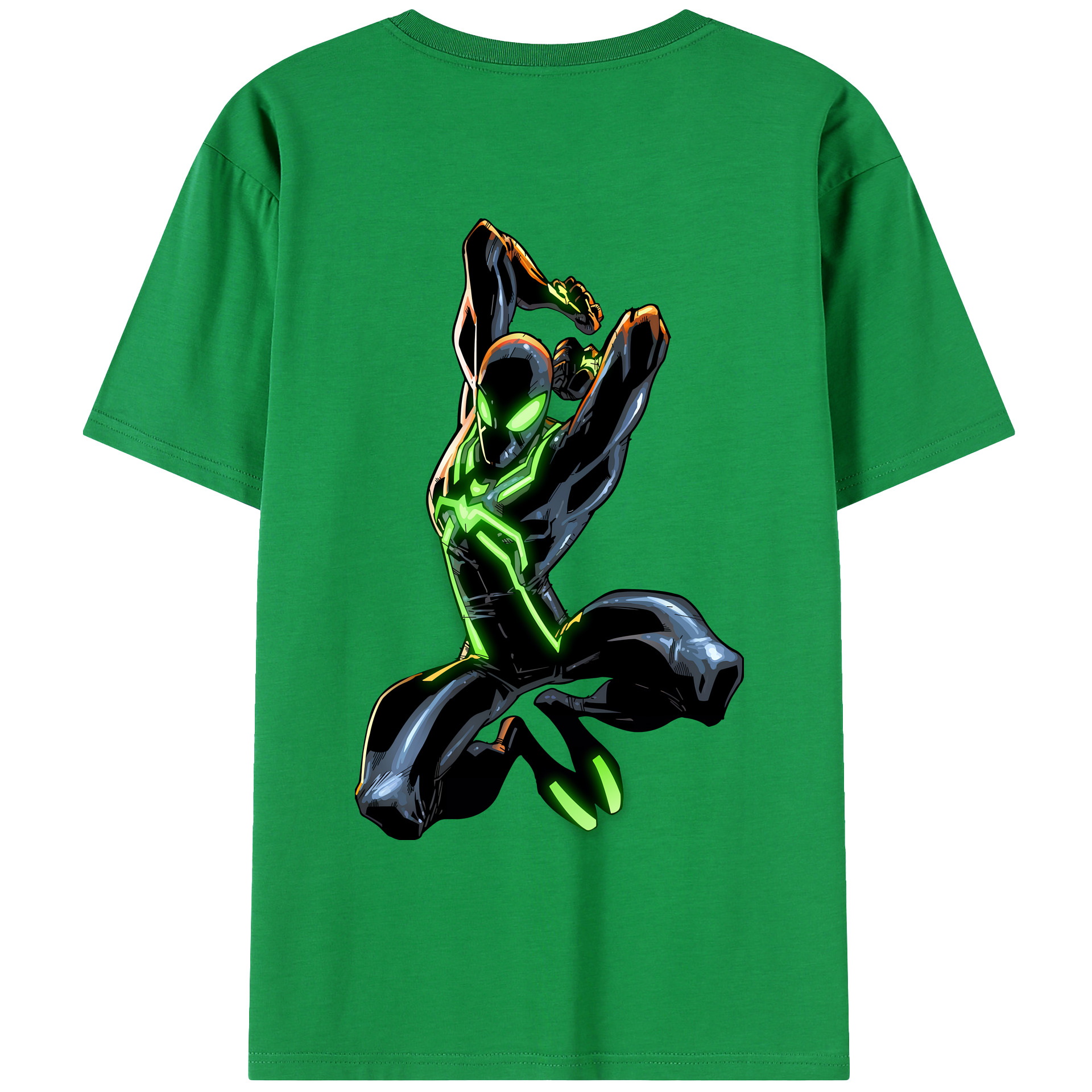 （画像用） Spider Man スパイダーマン レディース半袖Tシャツ(バックプリント)
