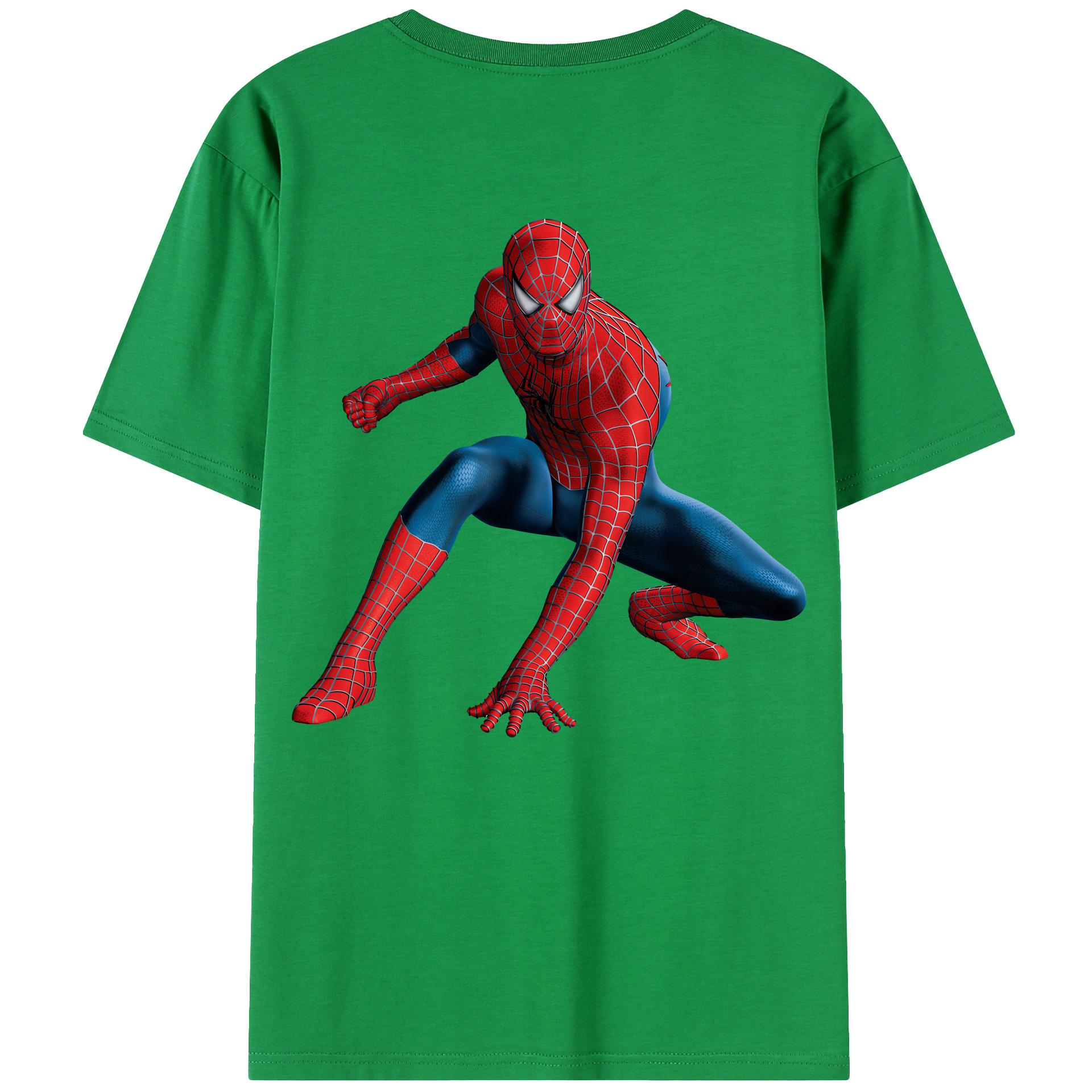 （画像用） Spider Man スパイダーマン レディース半袖Tシャツ(バックプリント)