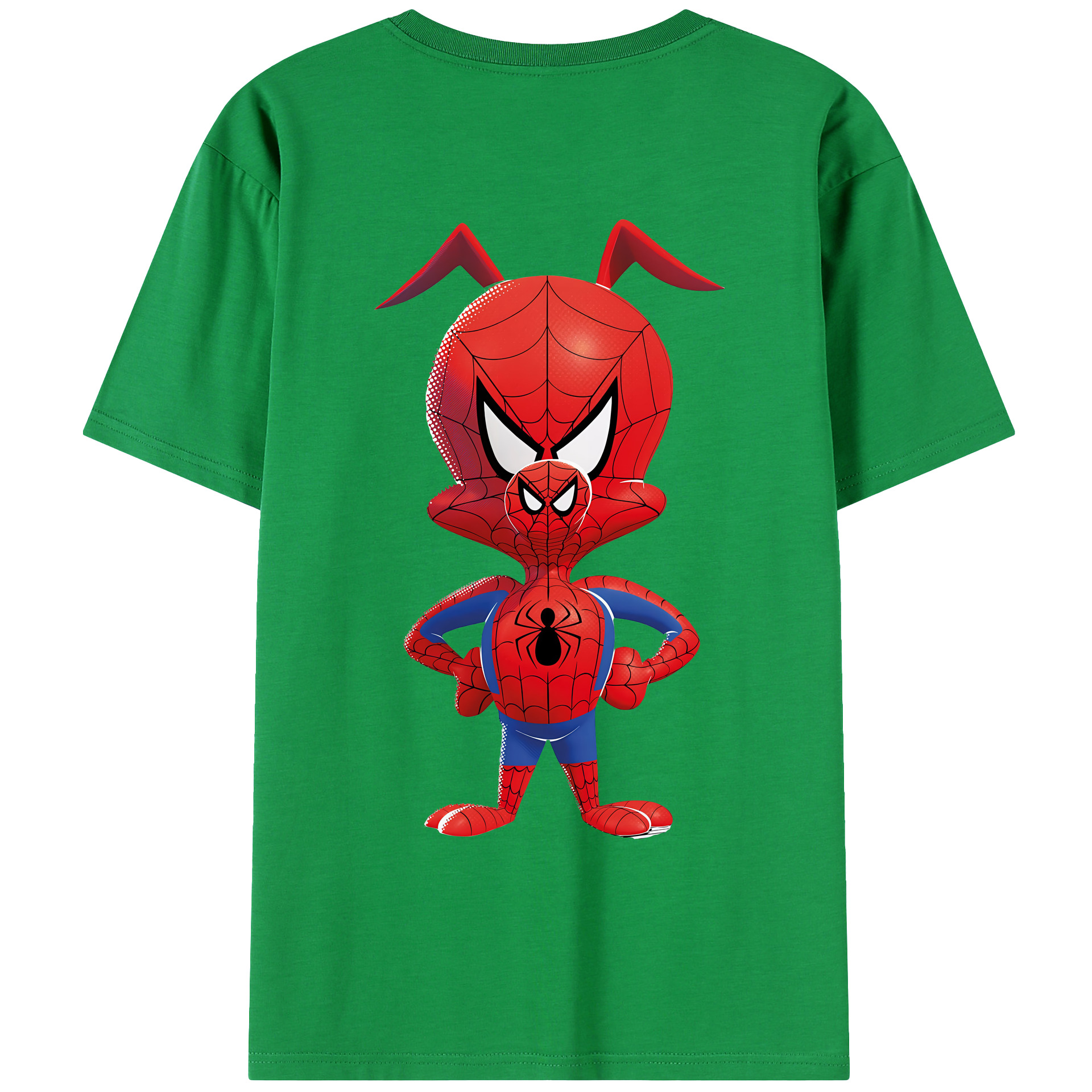 （画像用） Spider Man スパイダーマン レディース半袖Tシャツ(バックプリント)