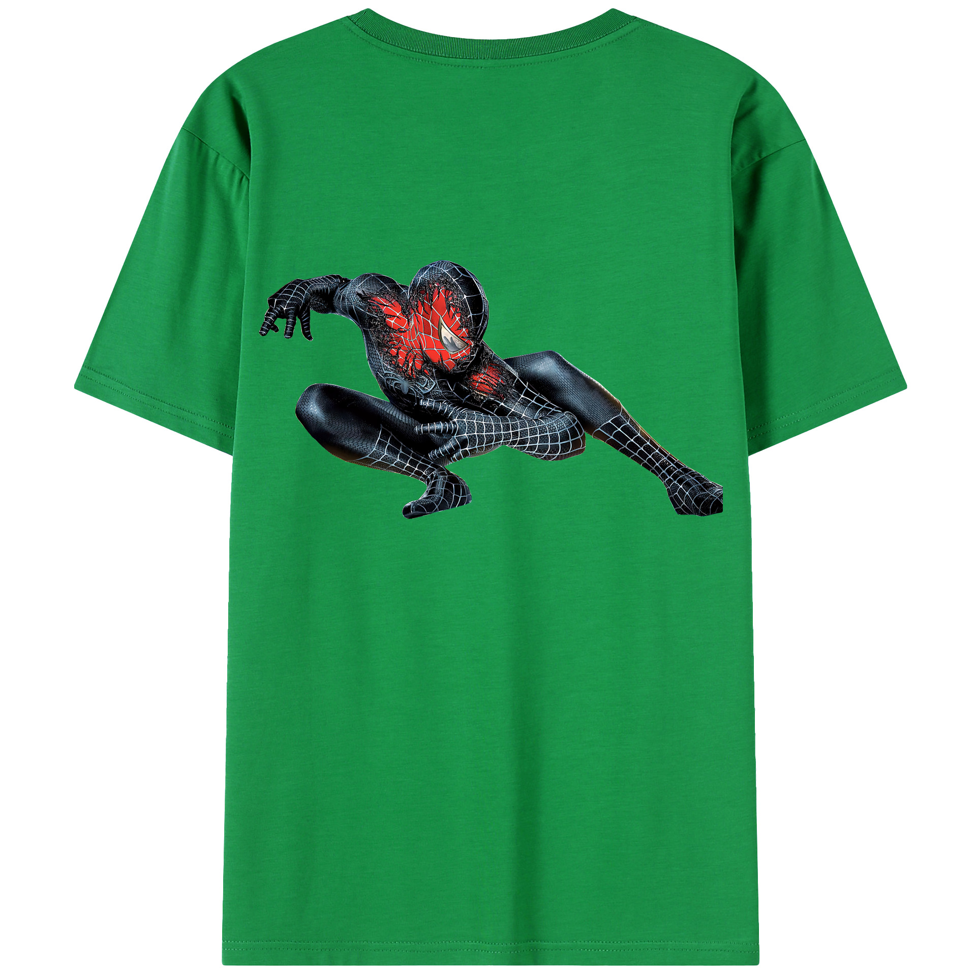 （画像用） Spider Man スパイダーマン レディース半袖Tシャツ(バックプリント)