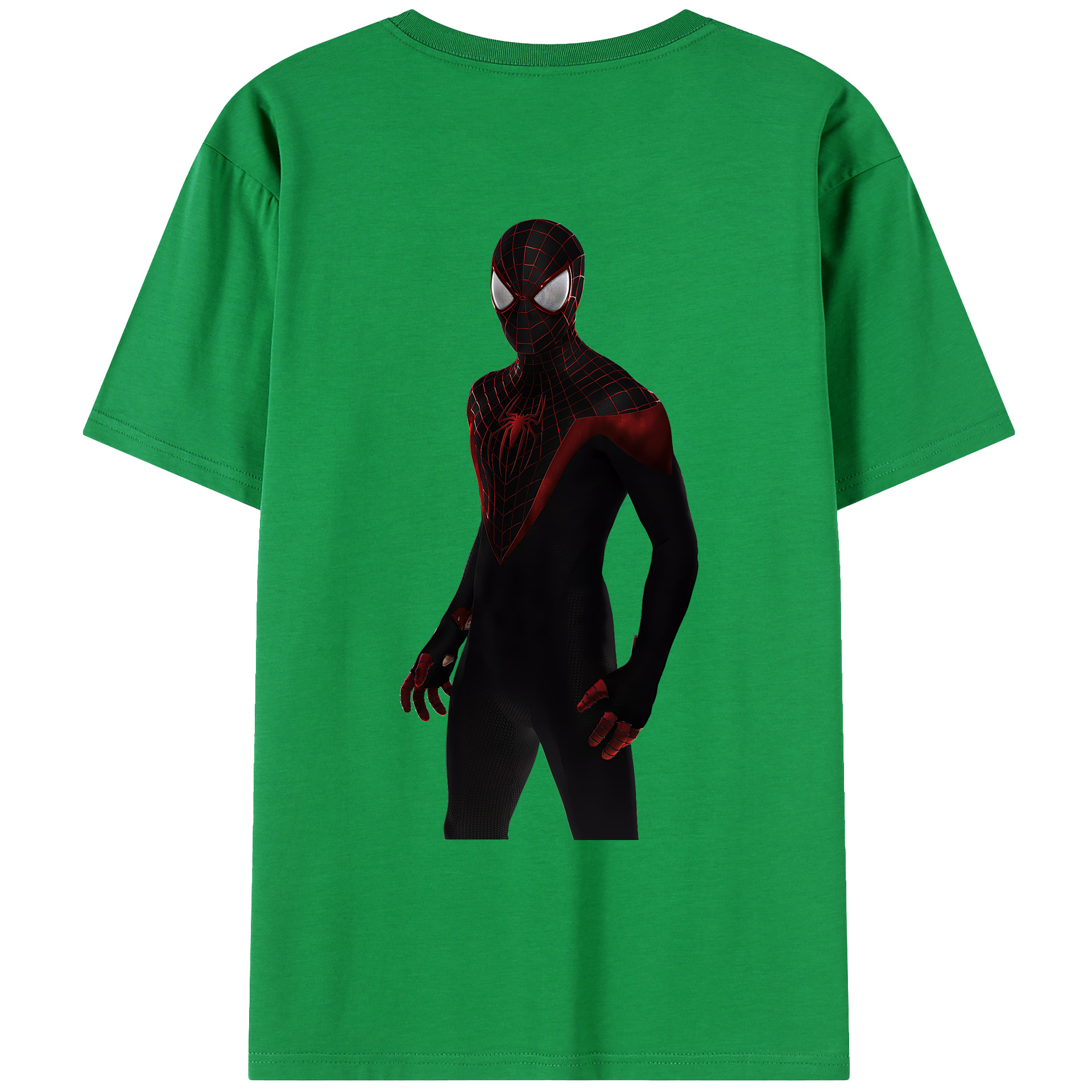 （画像用） Spider Man スパイダーマン レディース半袖Tシャツ(バックプリント)
