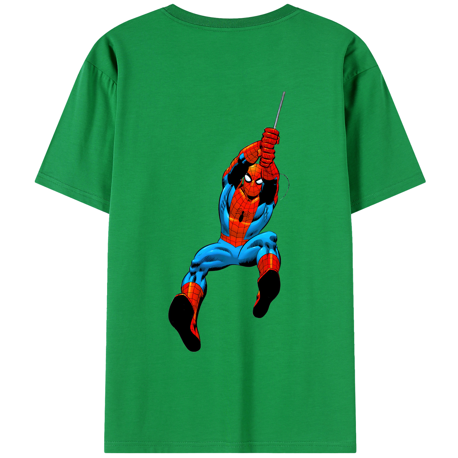 （画像用） Spider Man スパイダーマン レディース半袖Tシャツ(バックプリント)