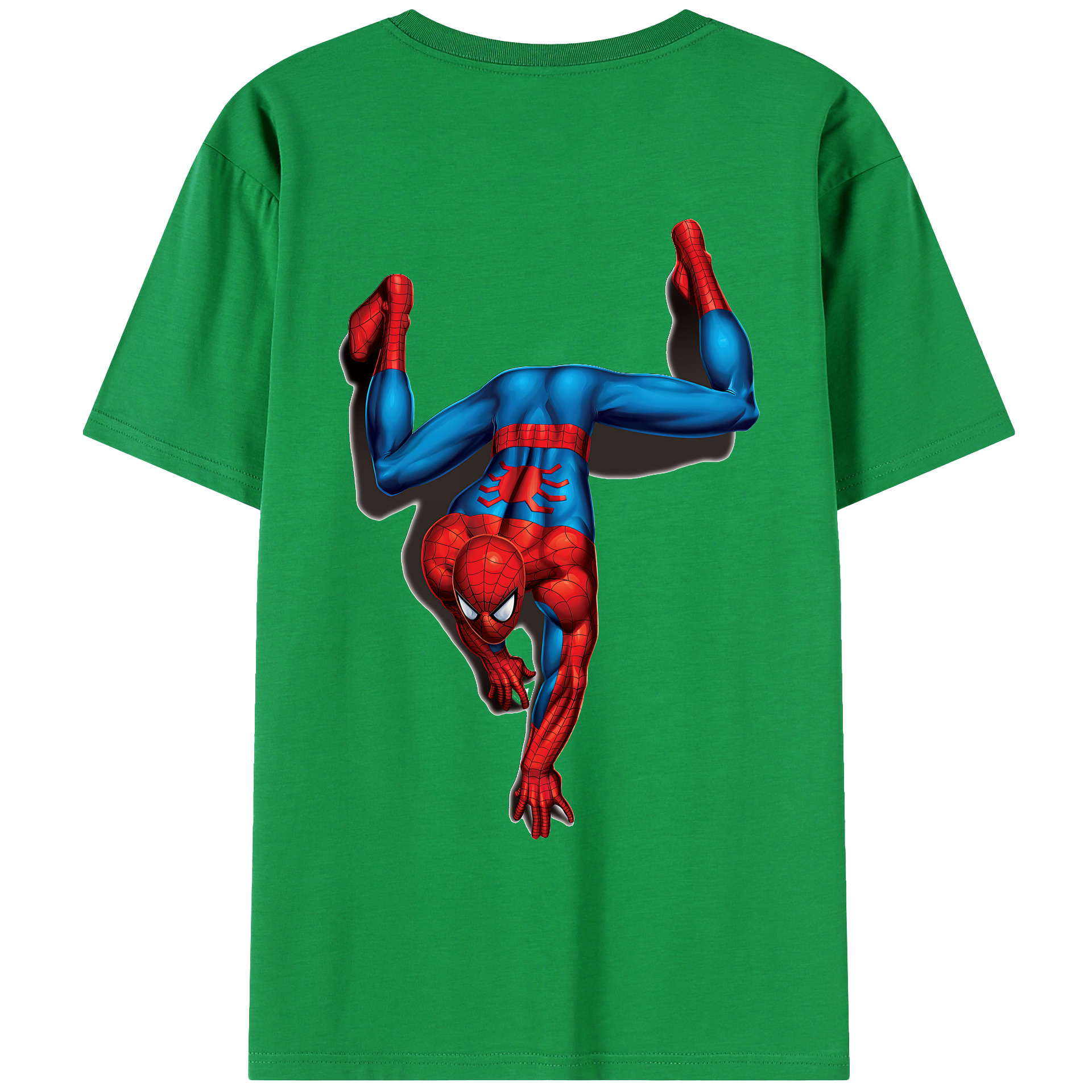 （画像用） Spider Man スパイダーマン レディース半袖Tシャツ(バックプリント)
