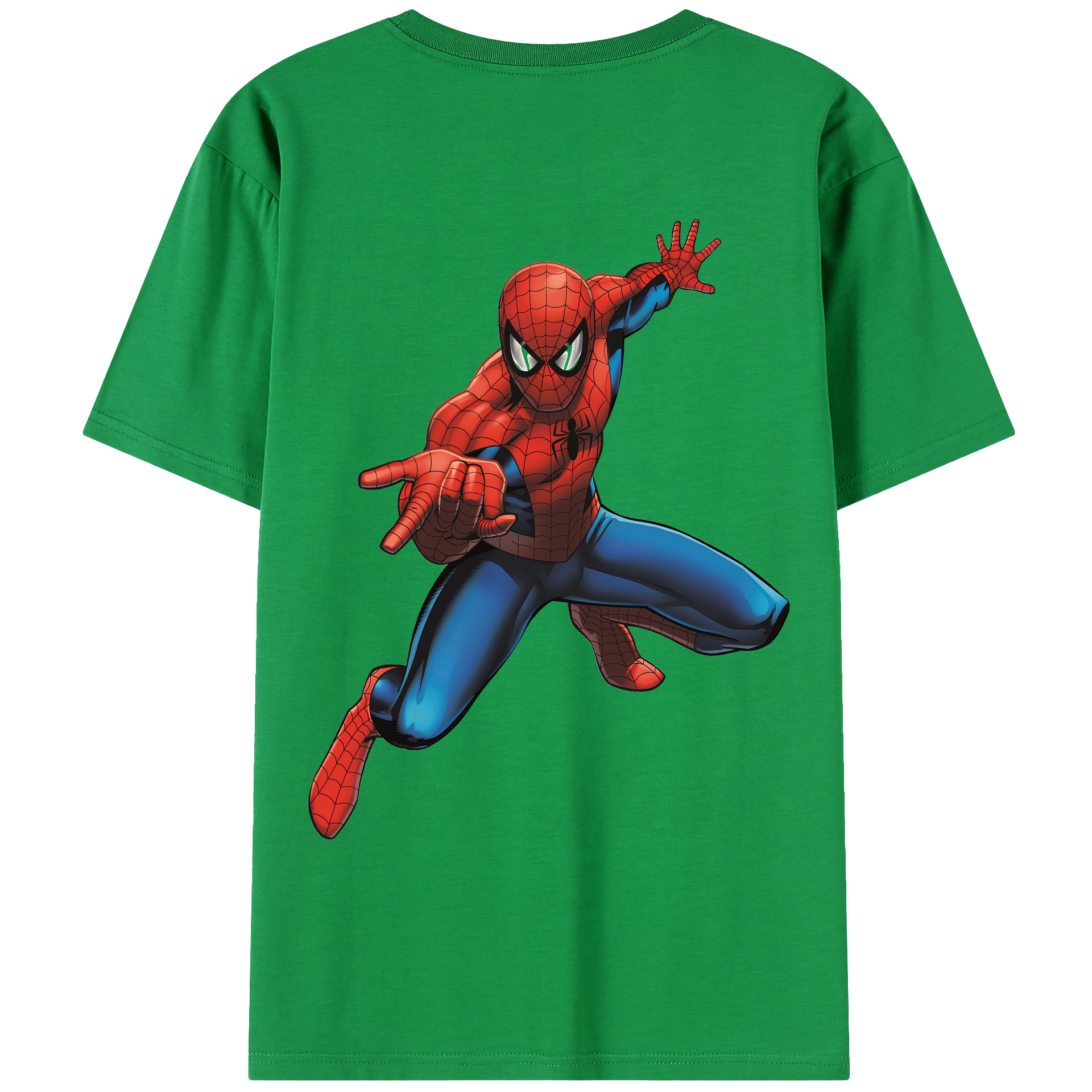 （画像用） Spider Man スパイダーマン レディース半袖Tシャツ(バックプリント)