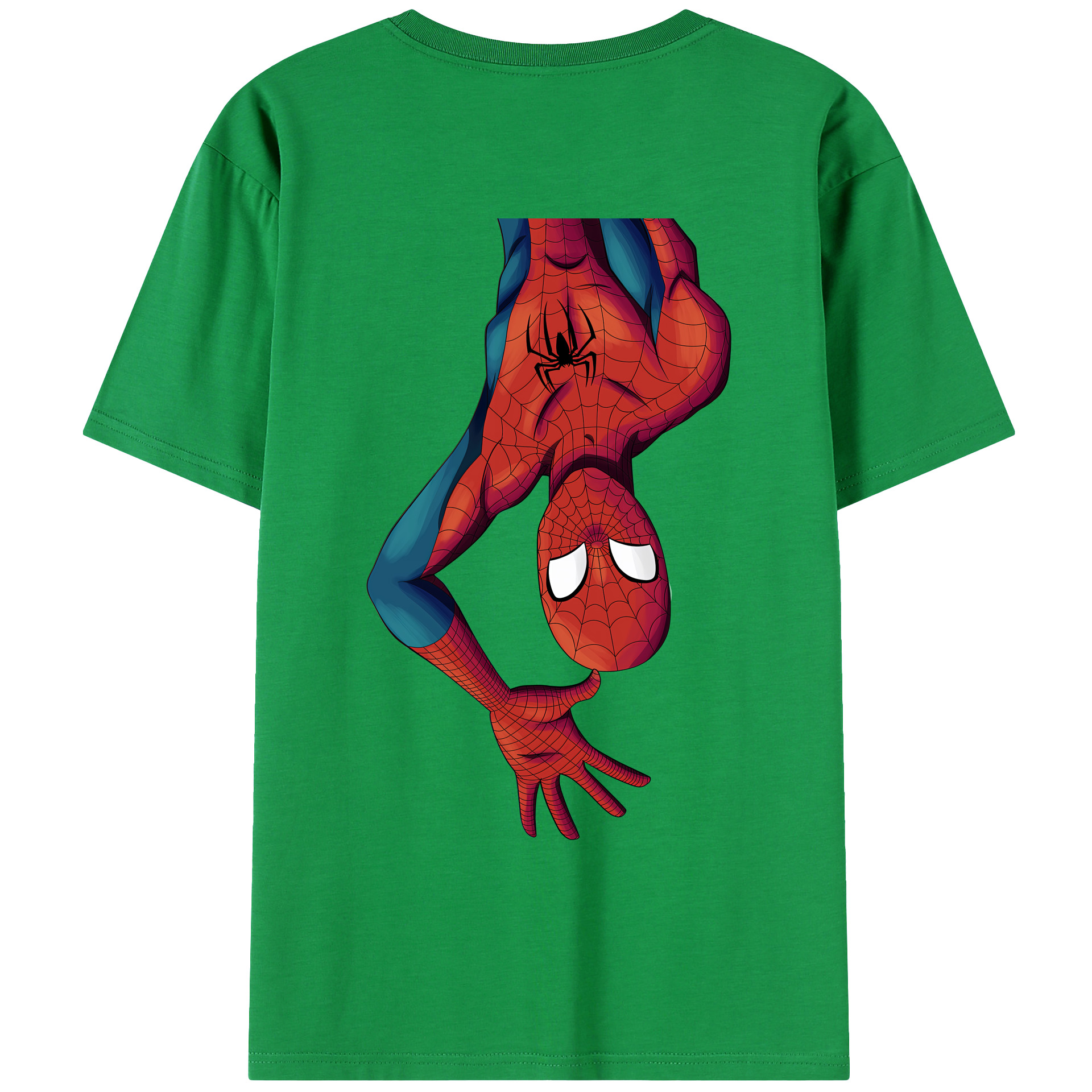 （画像用） Spider Man スパイダーマン レディース半袖Tシャツ(バックプリント)