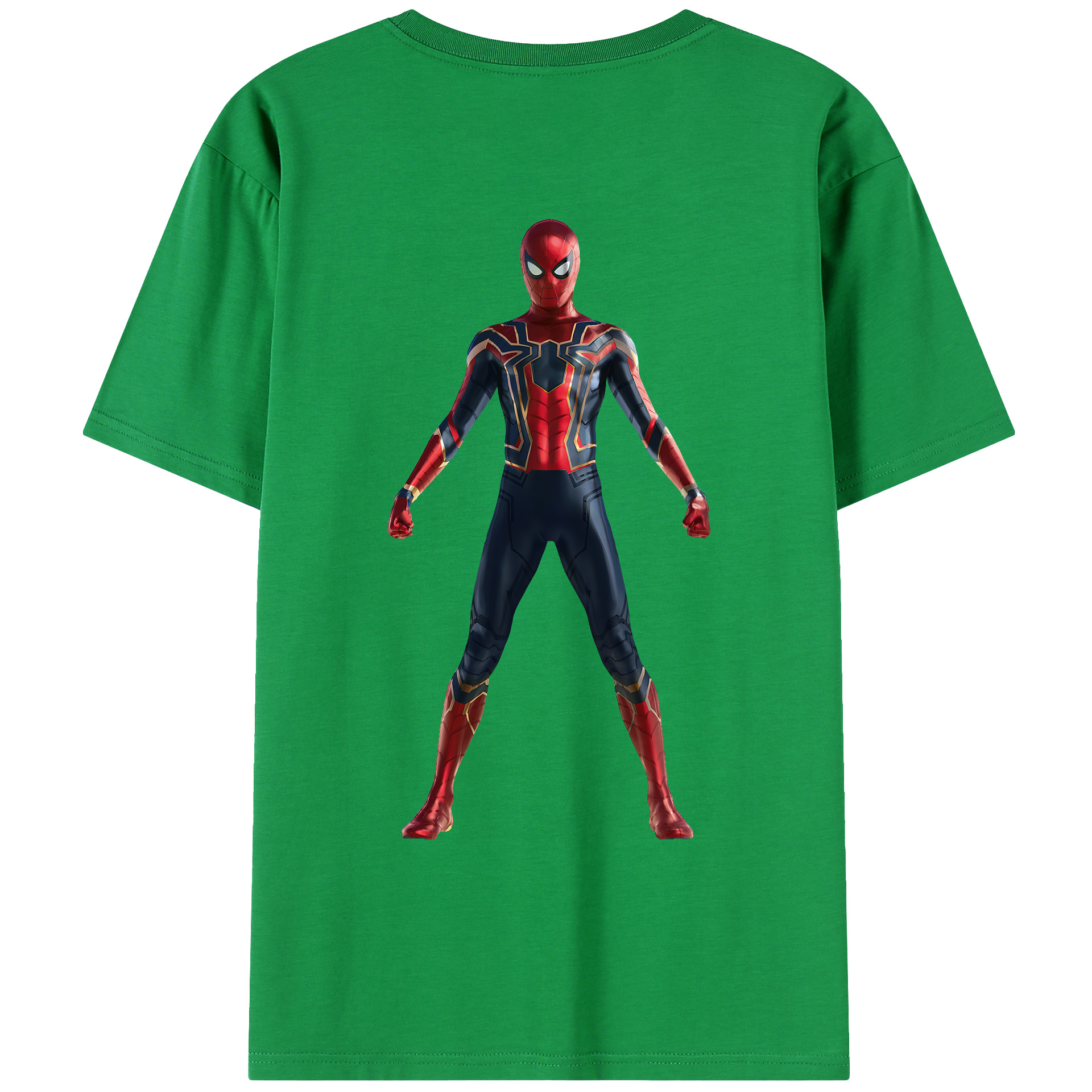 （画像用） Spider Man スパイダーマン レディース半袖Tシャツ(バックプリント)