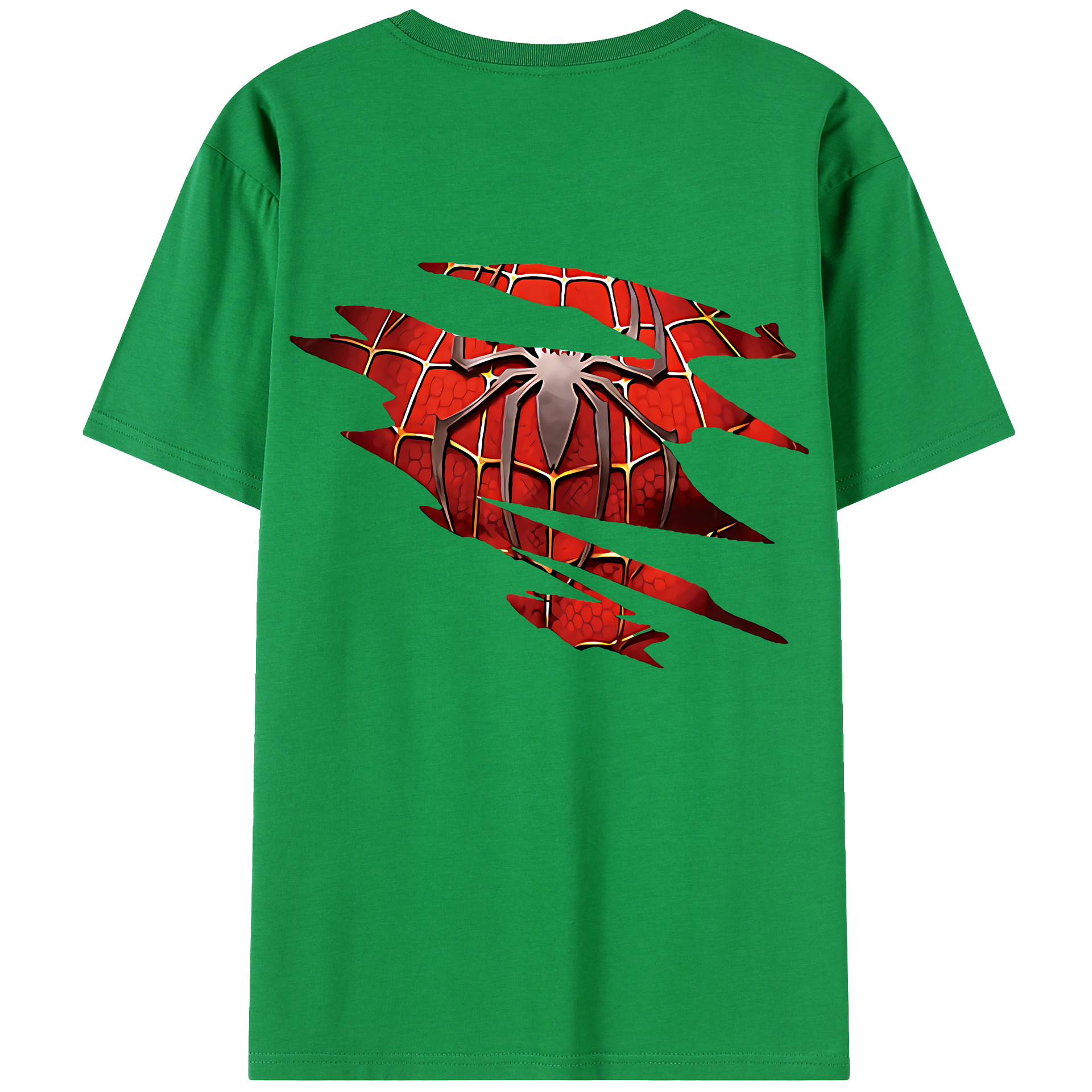 （画像用） Spider Man スパイダーマン レディース半袖Tシャツ(バックプリント)