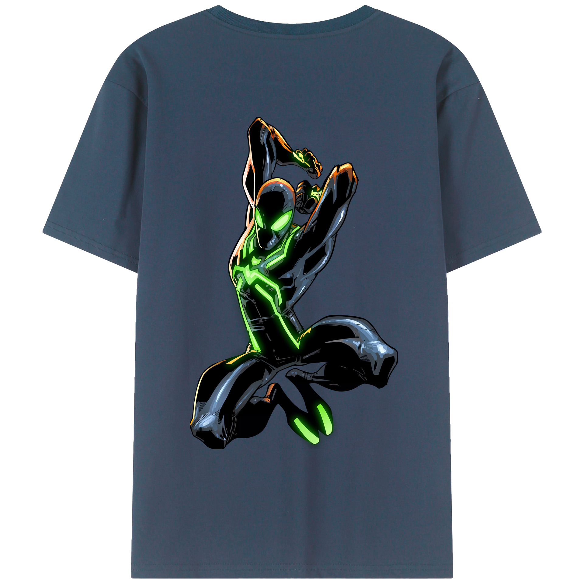 （画像用） Spider Man スパイダーマン レディース半袖Tシャツ(バックプリント)