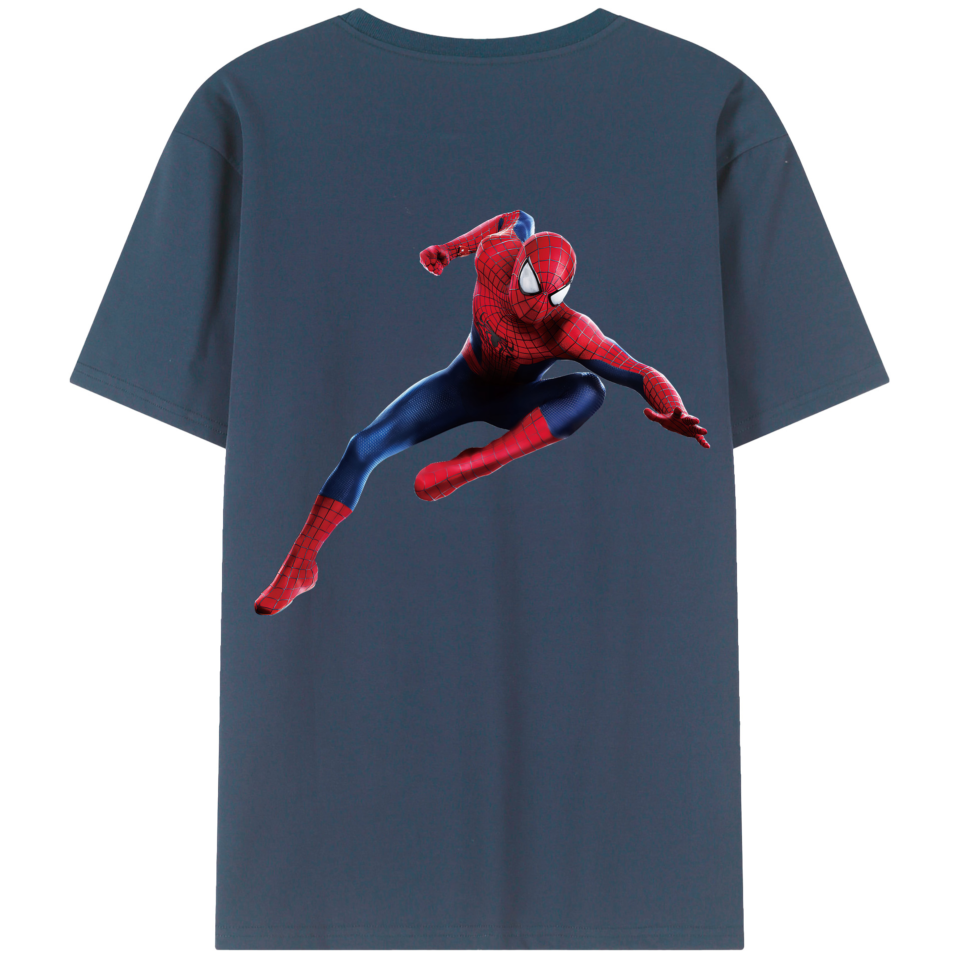 （画像用） Spider Man スパイダーマン レディース半袖Tシャツ(バックプリント)