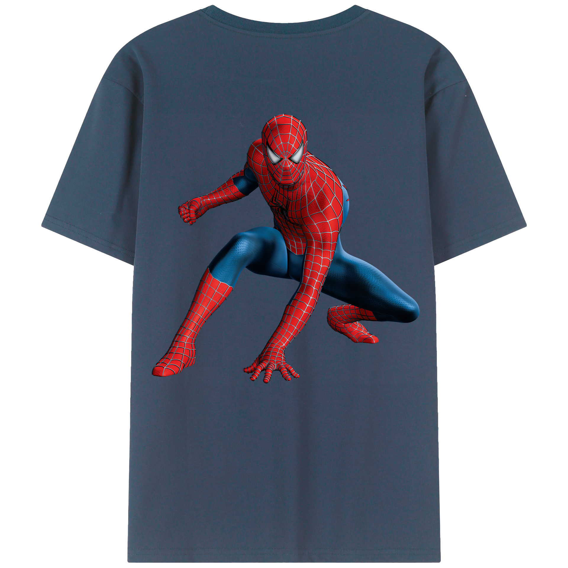 （画像用） Spider Man スパイダーマン レディース半袖Tシャツ(バックプリント)