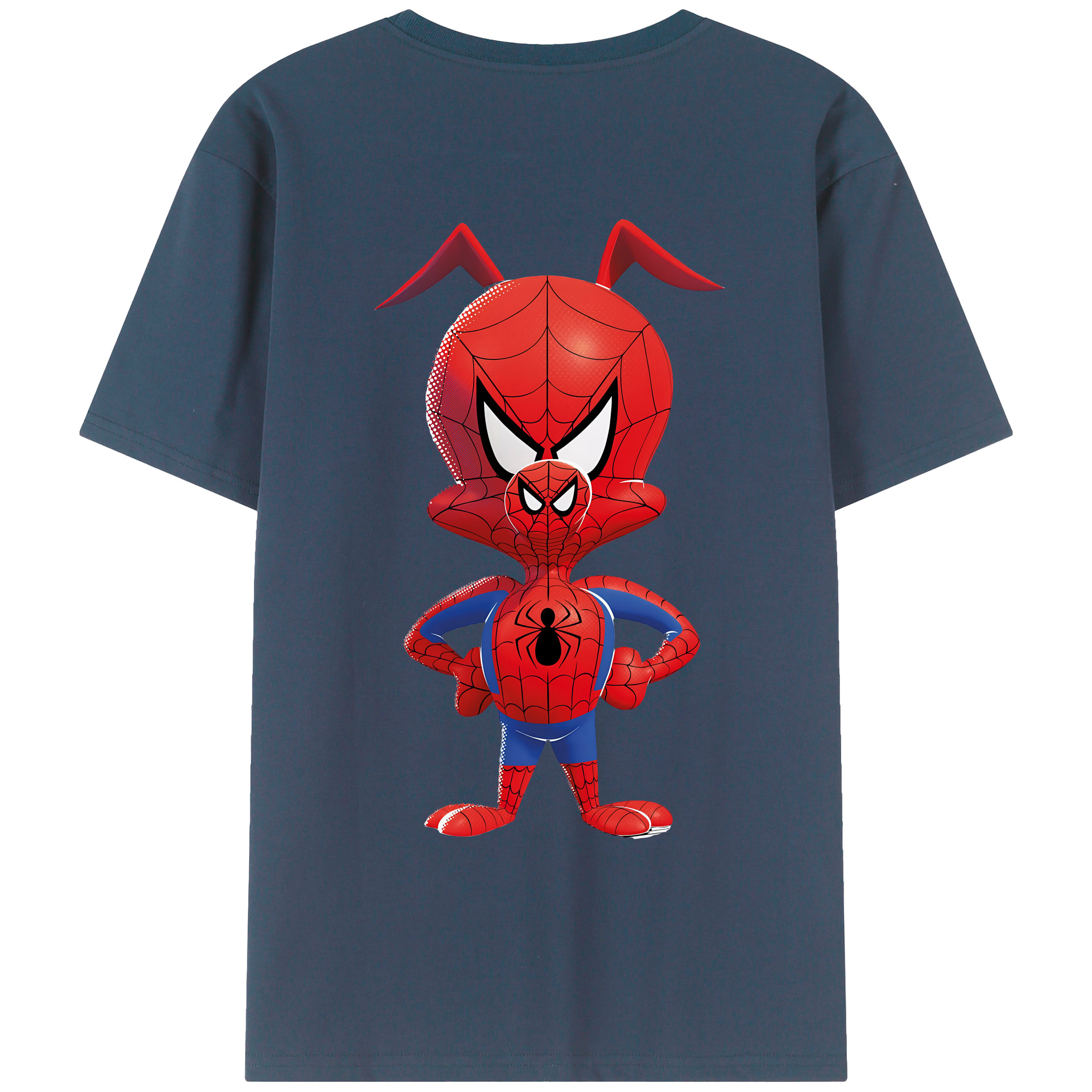 （画像用） Spider Man スパイダーマン レディース半袖Tシャツ(バックプリント)