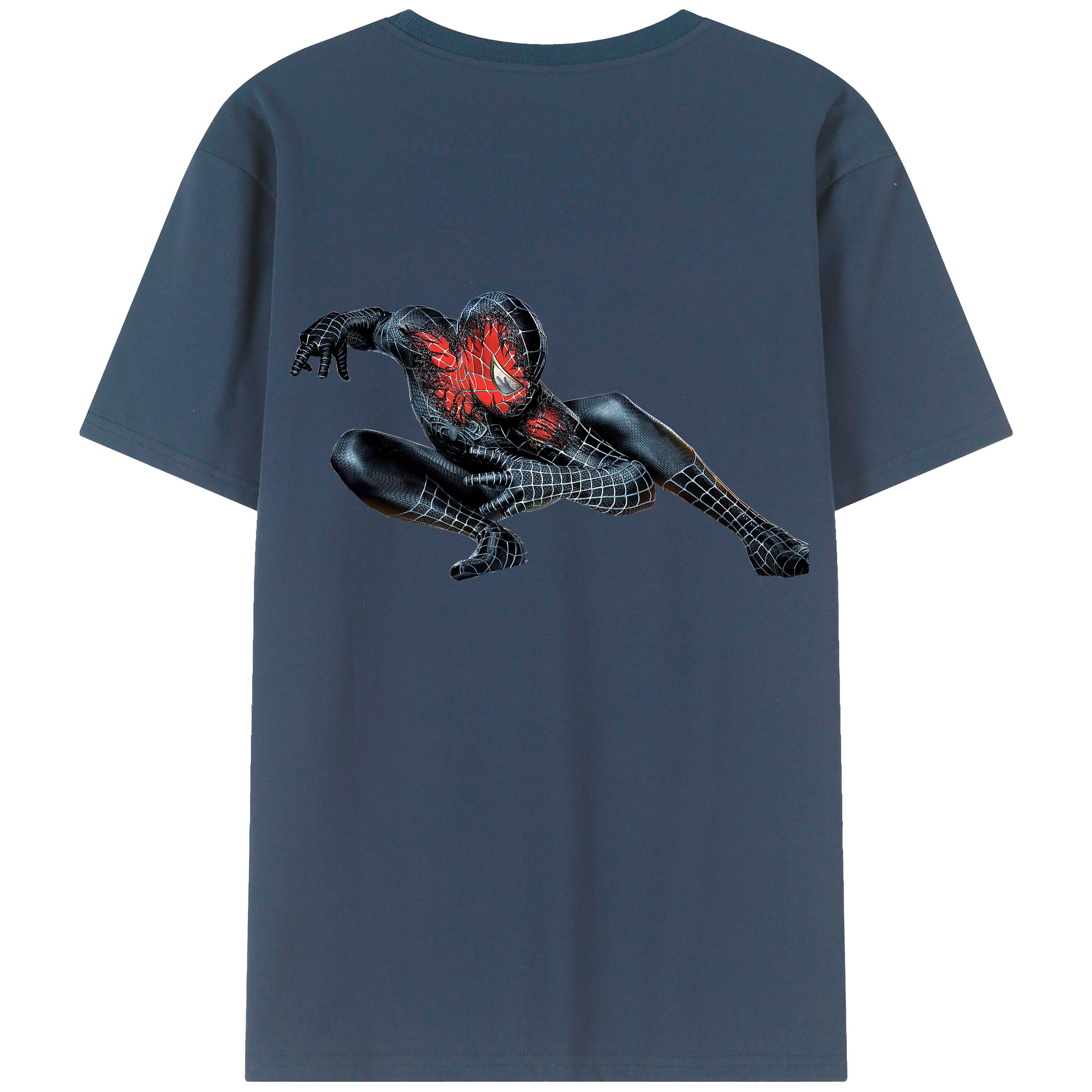 （画像用） Spider Man スパイダーマン レディース半袖Tシャツ(バックプリント)