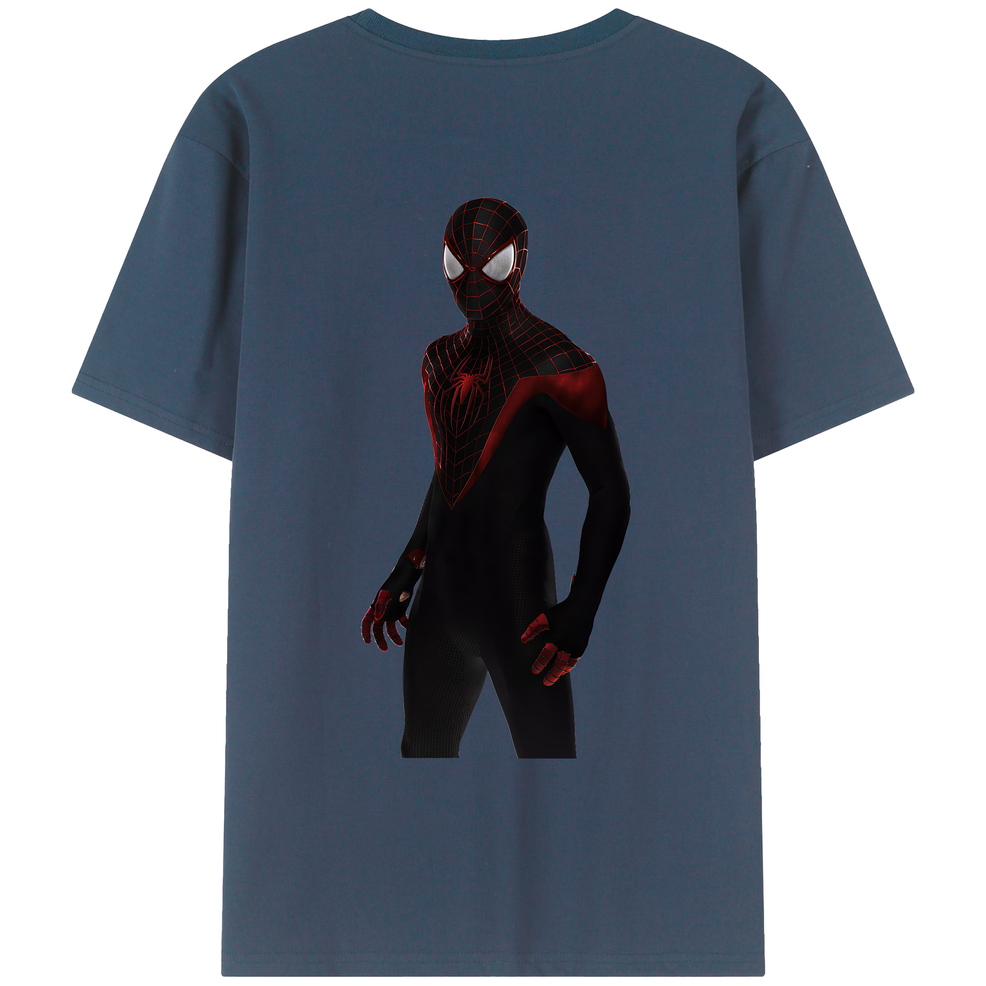 （画像用） Spider Man スパイダーマン レディース半袖Tシャツ(バックプリント)