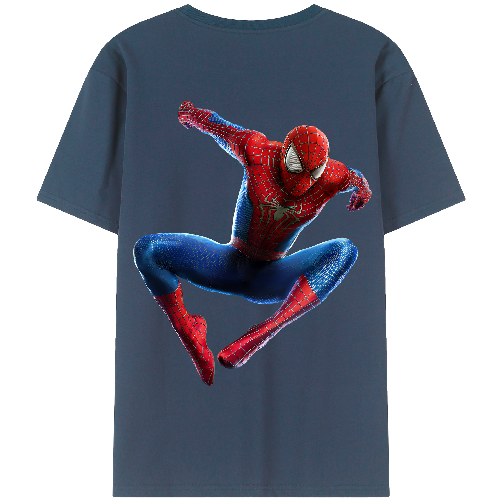 （画像用） Spider Man スパイダーマン レディース半袖Tシャツ(バックプリント)
