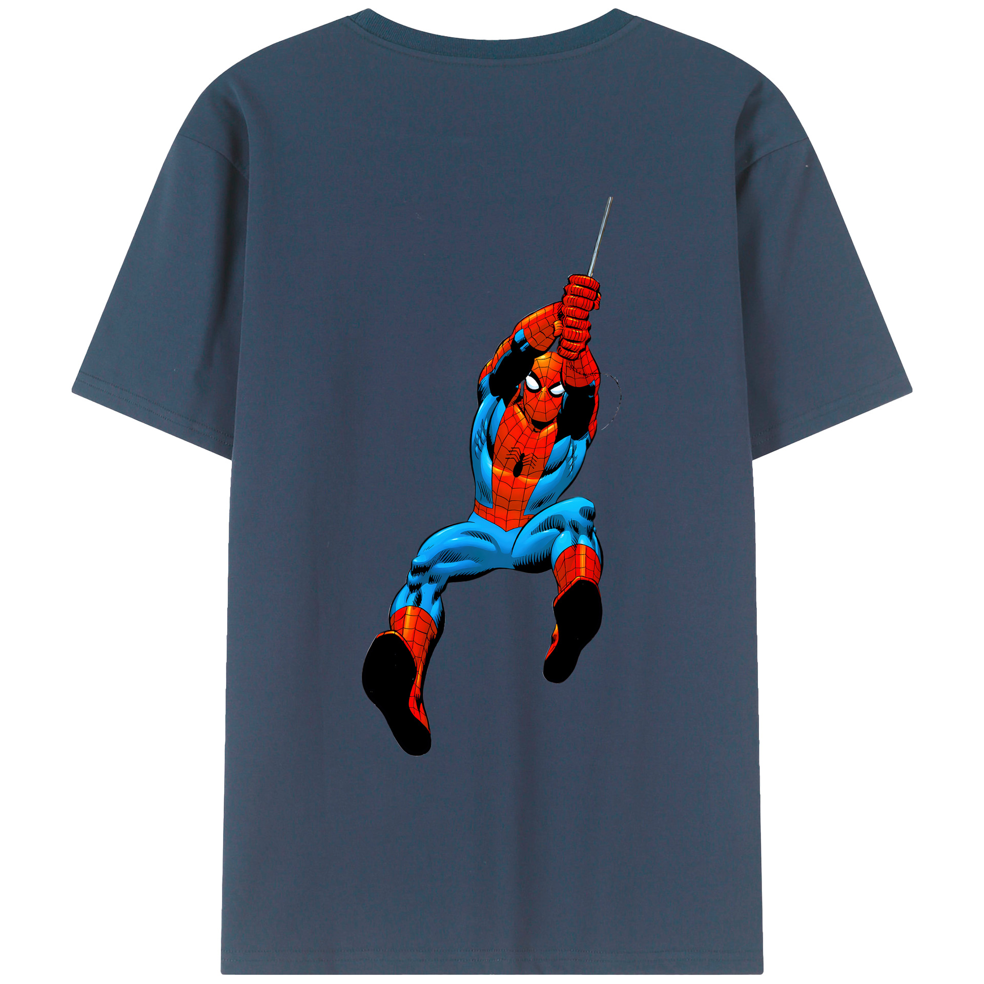 （画像用） Spider Man スパイダーマン レディース半袖Tシャツ(バックプリント)
