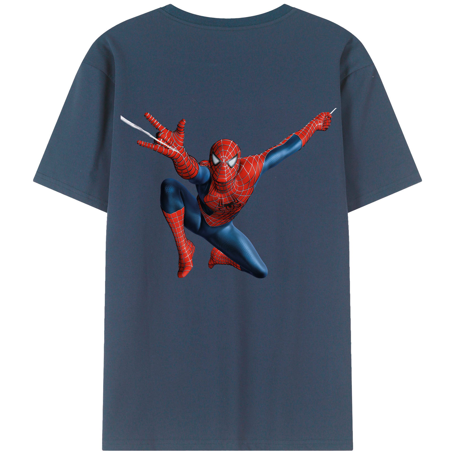 （画像用） Spider Man スパイダーマン レディース半袖Tシャツ(バックプリント)