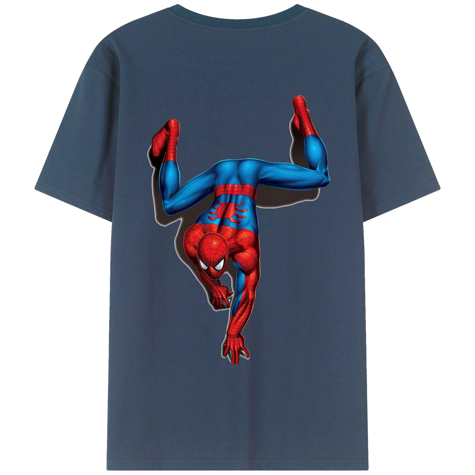 （画像用） Spider Man スパイダーマン レディース半袖Tシャツ(バックプリント)