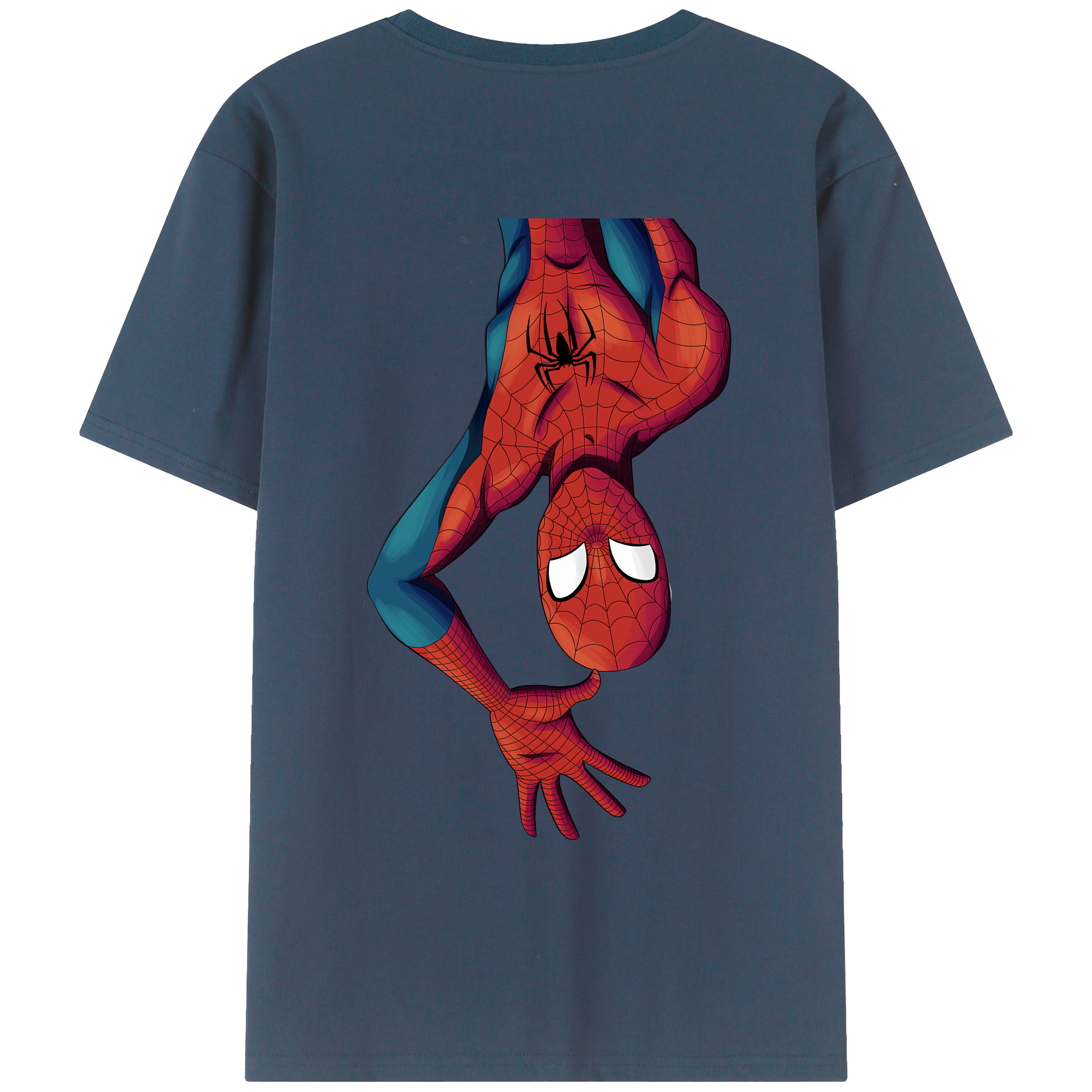 （画像用） Spider Man スパイダーマン レディース半袖Tシャツ(バックプリント)