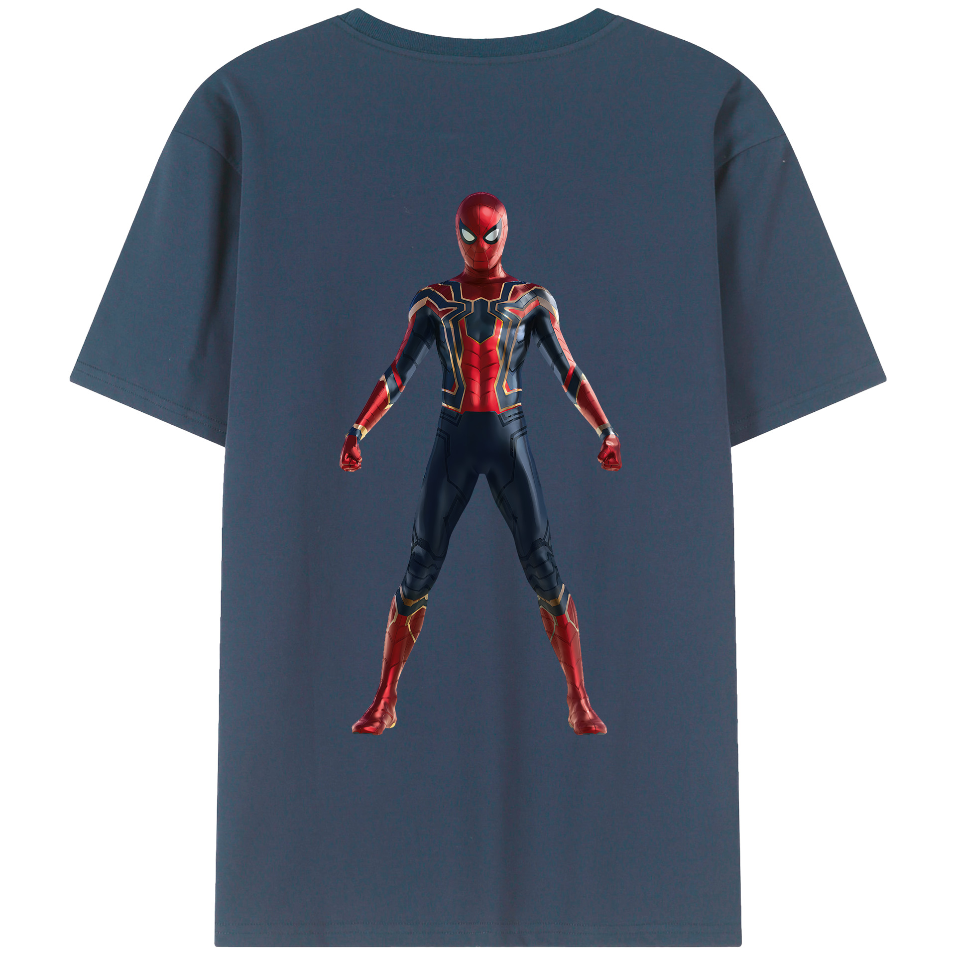 （画像用） Spider Man スパイダーマン レディース半袖Tシャツ(バックプリント)