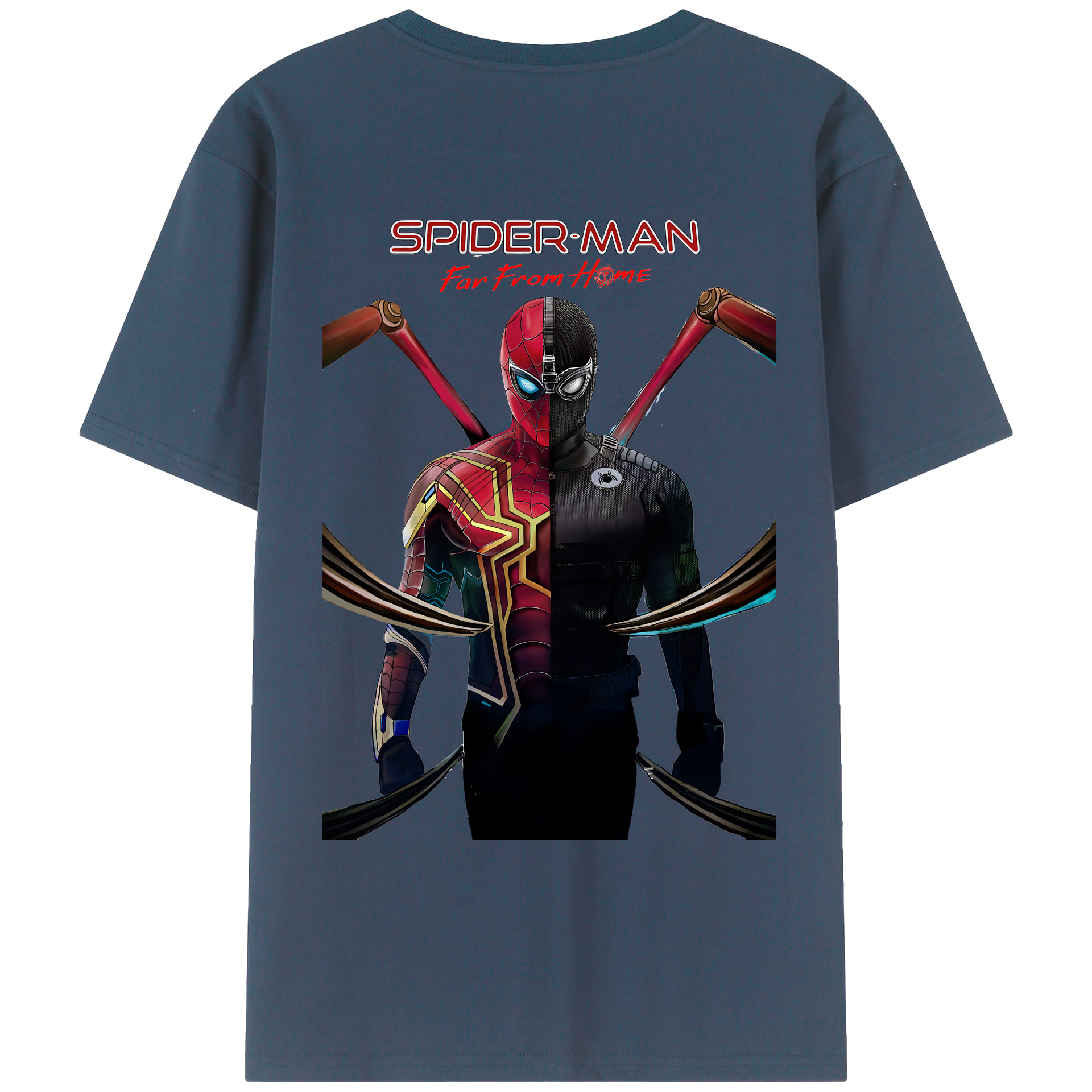 （画像用） Spider Man スパイダーマン レディース半袖Tシャツ(バックプリント)