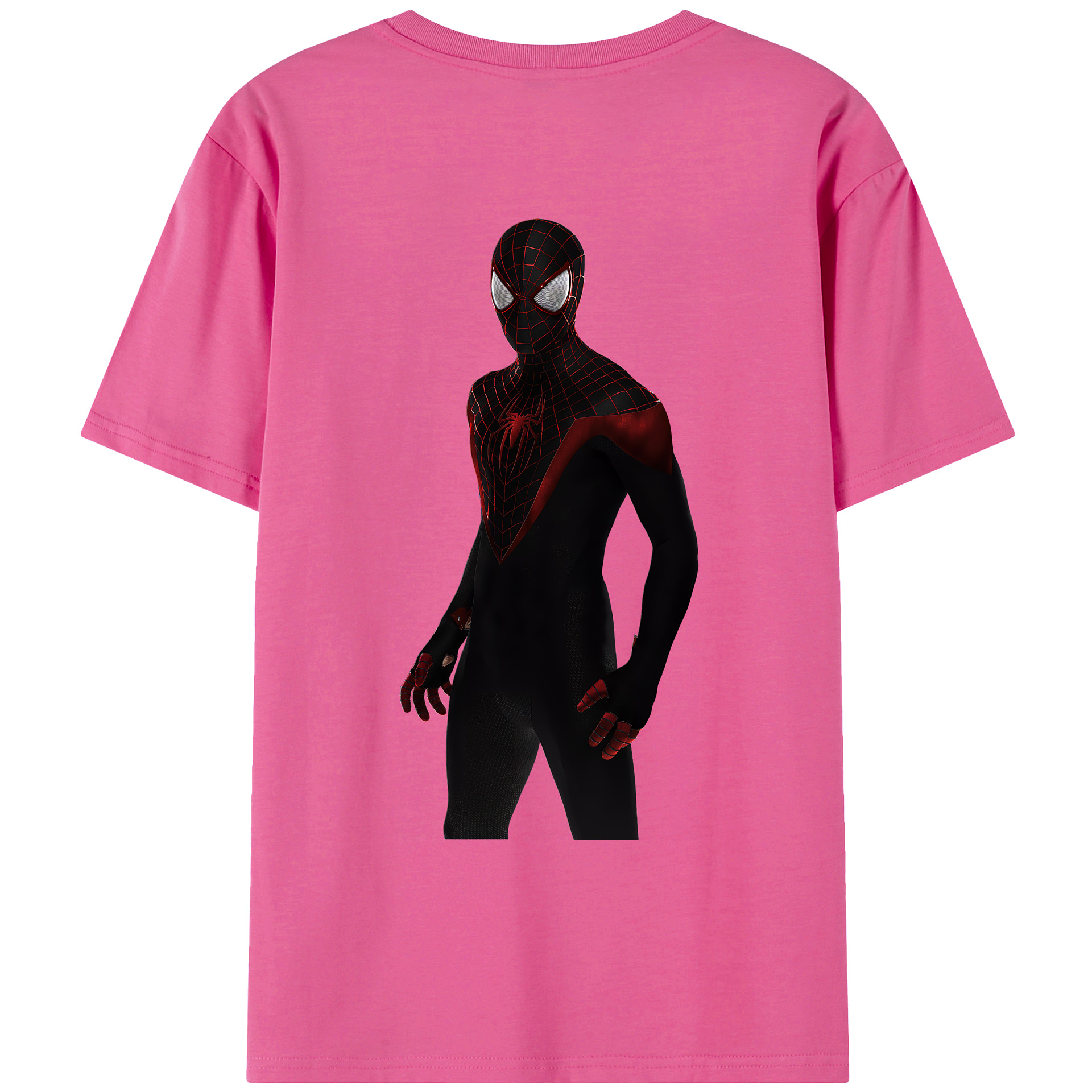 （画像用） Spider Man スパイダーマン レディース半袖Tシャツ(バックプリント)