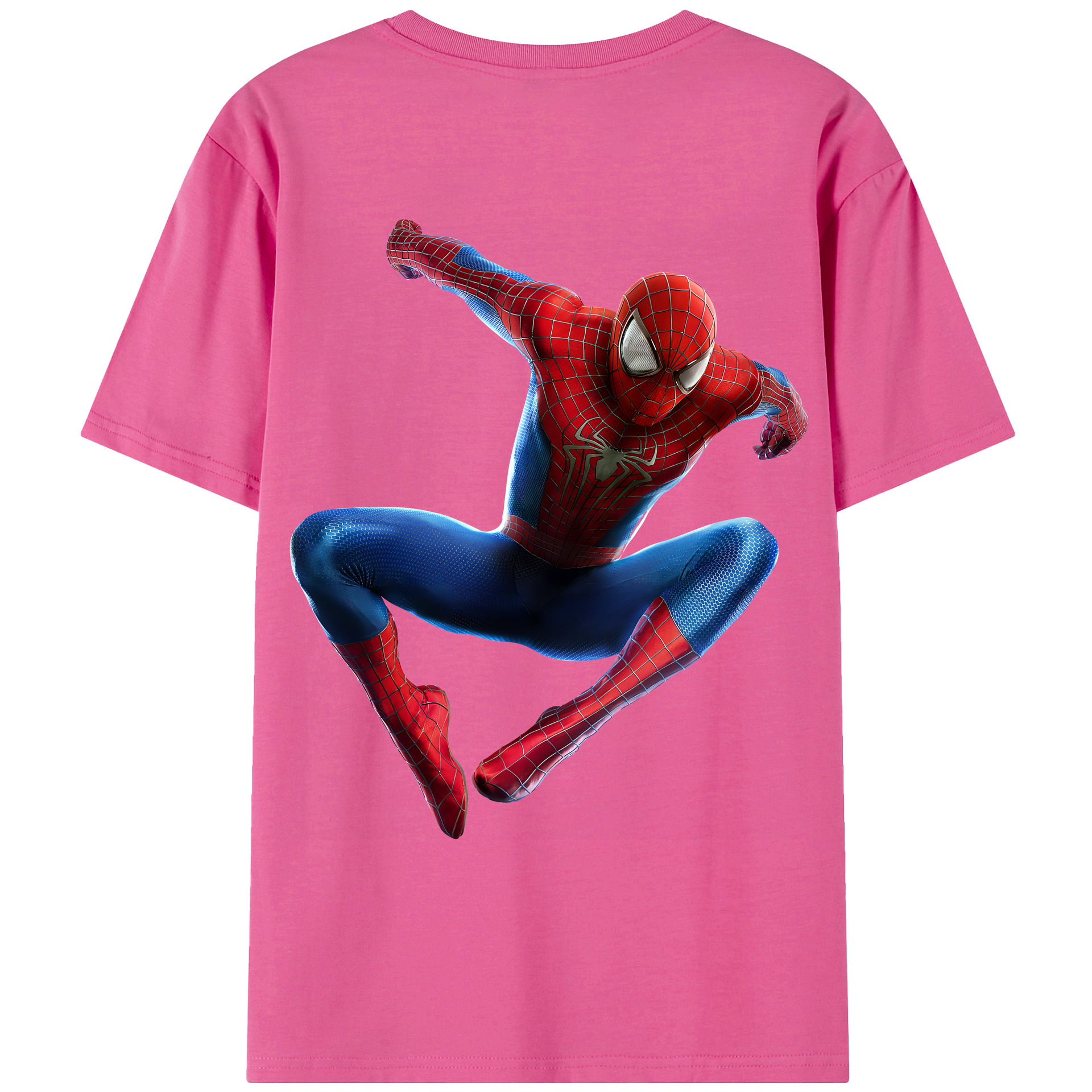 （画像用） Spider Man スパイダーマン レディース半袖Tシャツ(バックプリント)