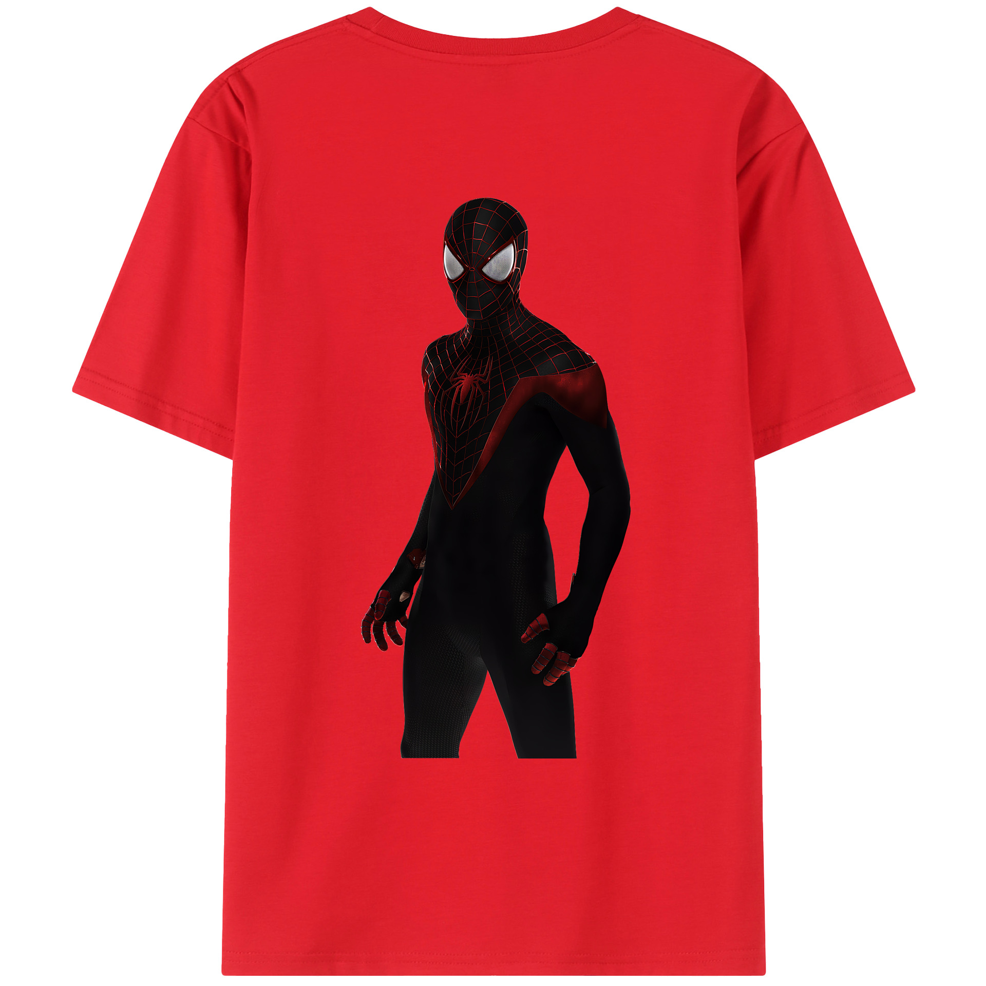 （画像用） Spider Man スパイダーマン レディース半袖Tシャツ(バックプリント)