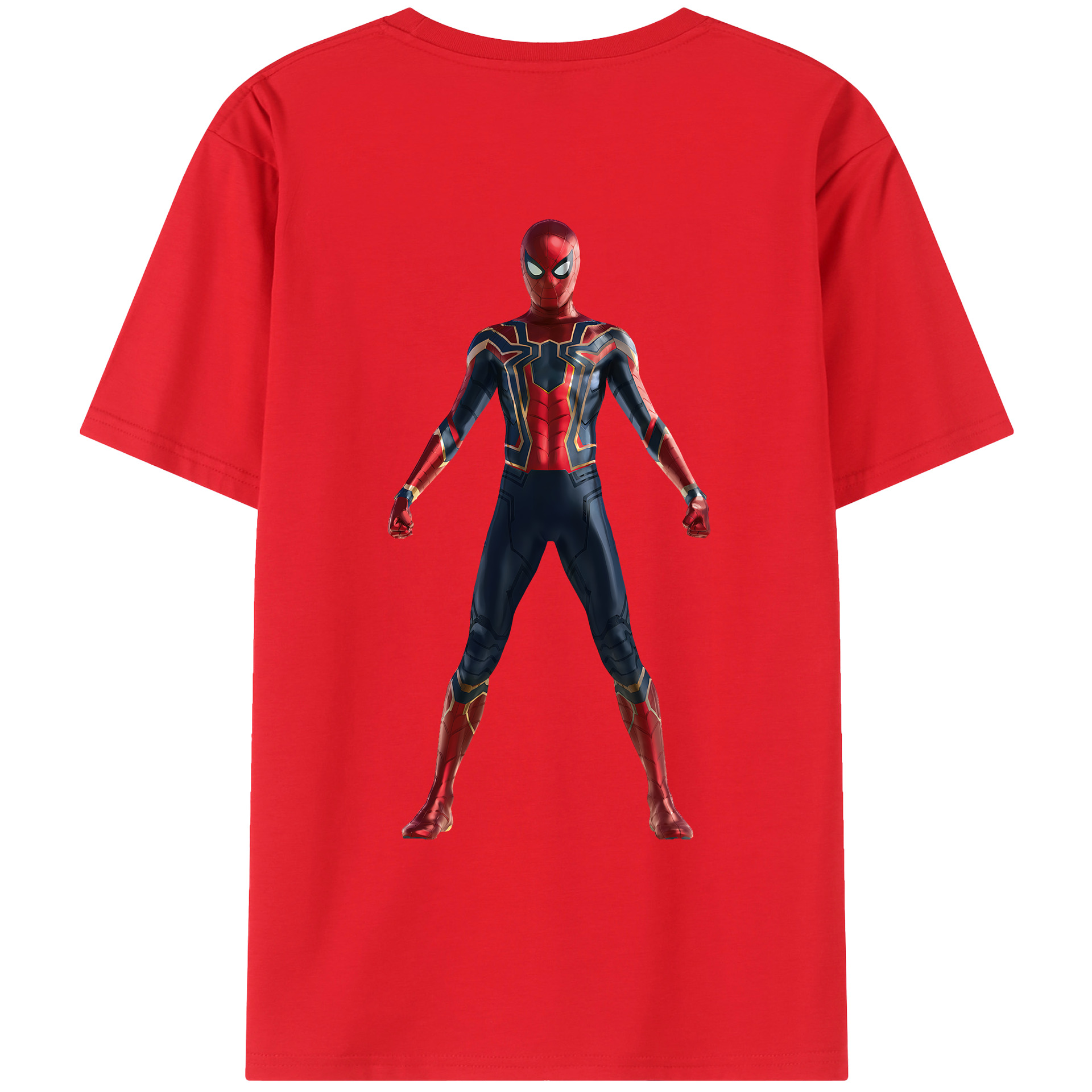 （画像用） Spider Man スパイダーマン レディース半袖Tシャツ(バックプリント)