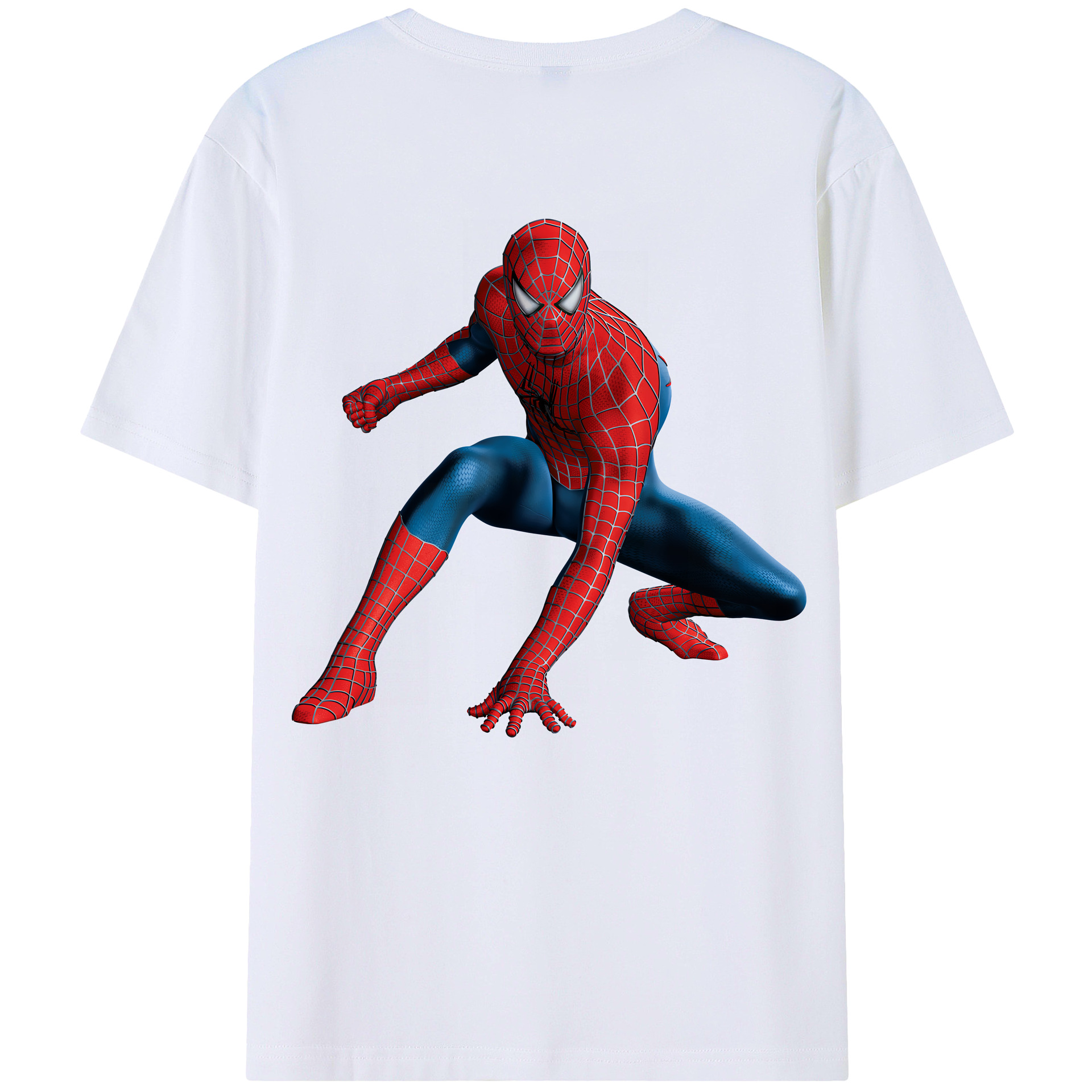 （画像用） Spider Man スパイダーマン レディース半袖Tシャツ(バックプリント)
