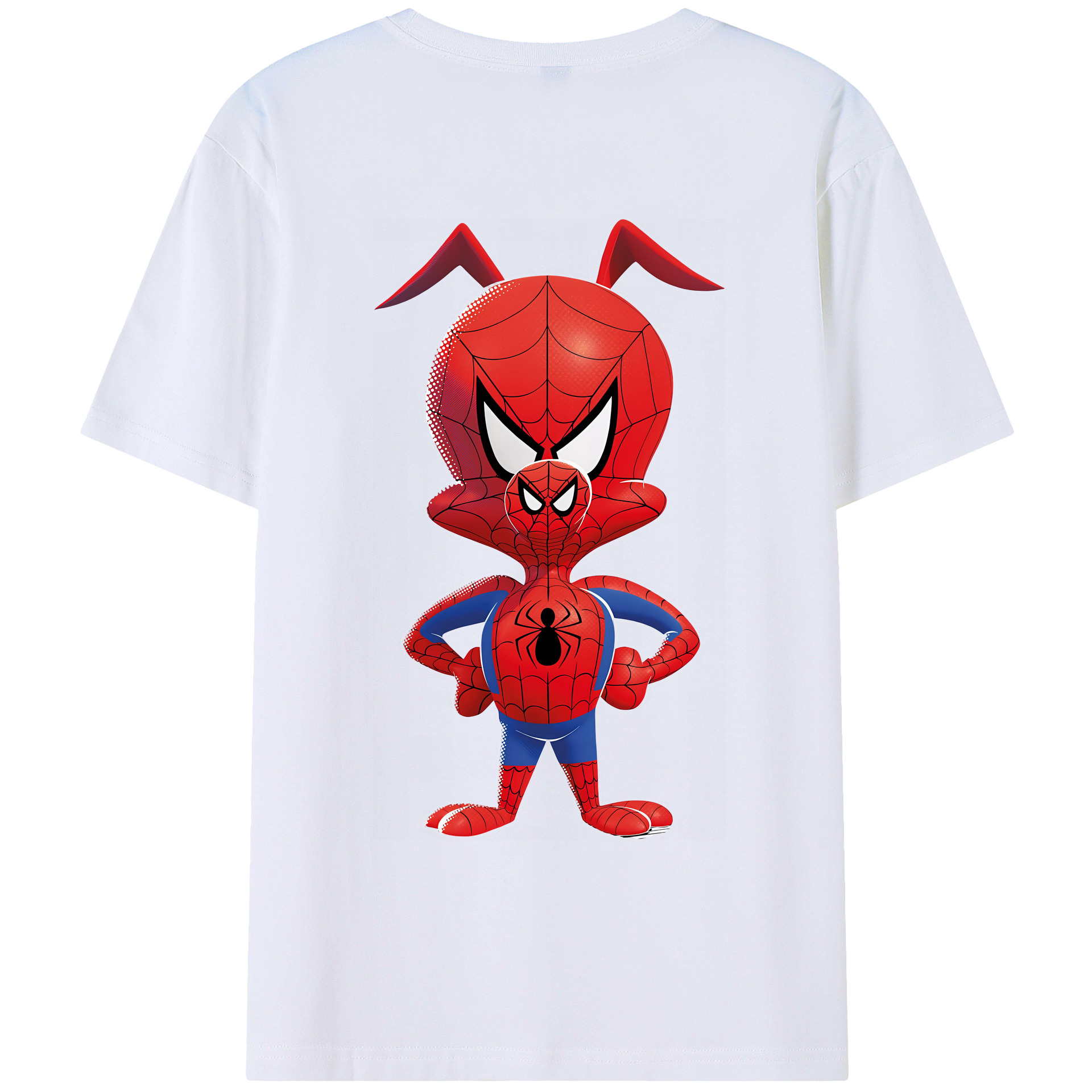 （画像用） Spider Man スパイダーマン レディース半袖Tシャツ(バックプリント)