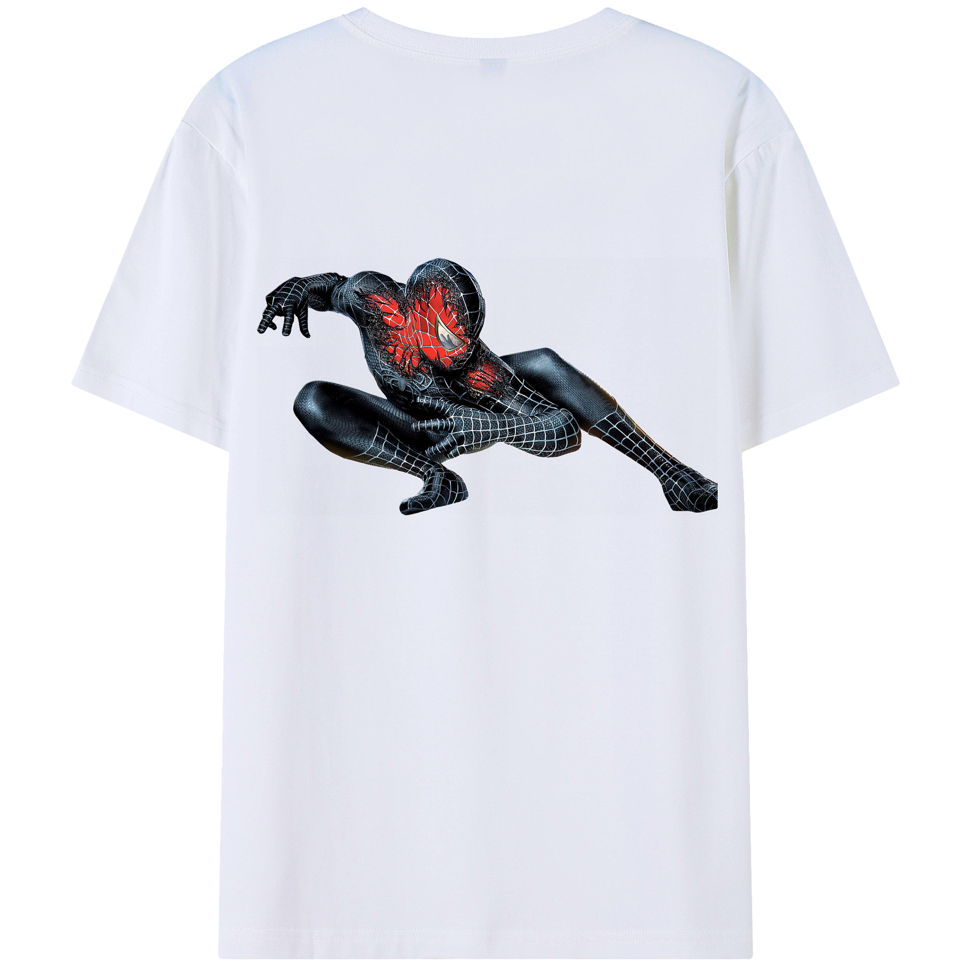 （画像用） Spider Man スパイダーマン レディース半袖Tシャツ(バックプリント)