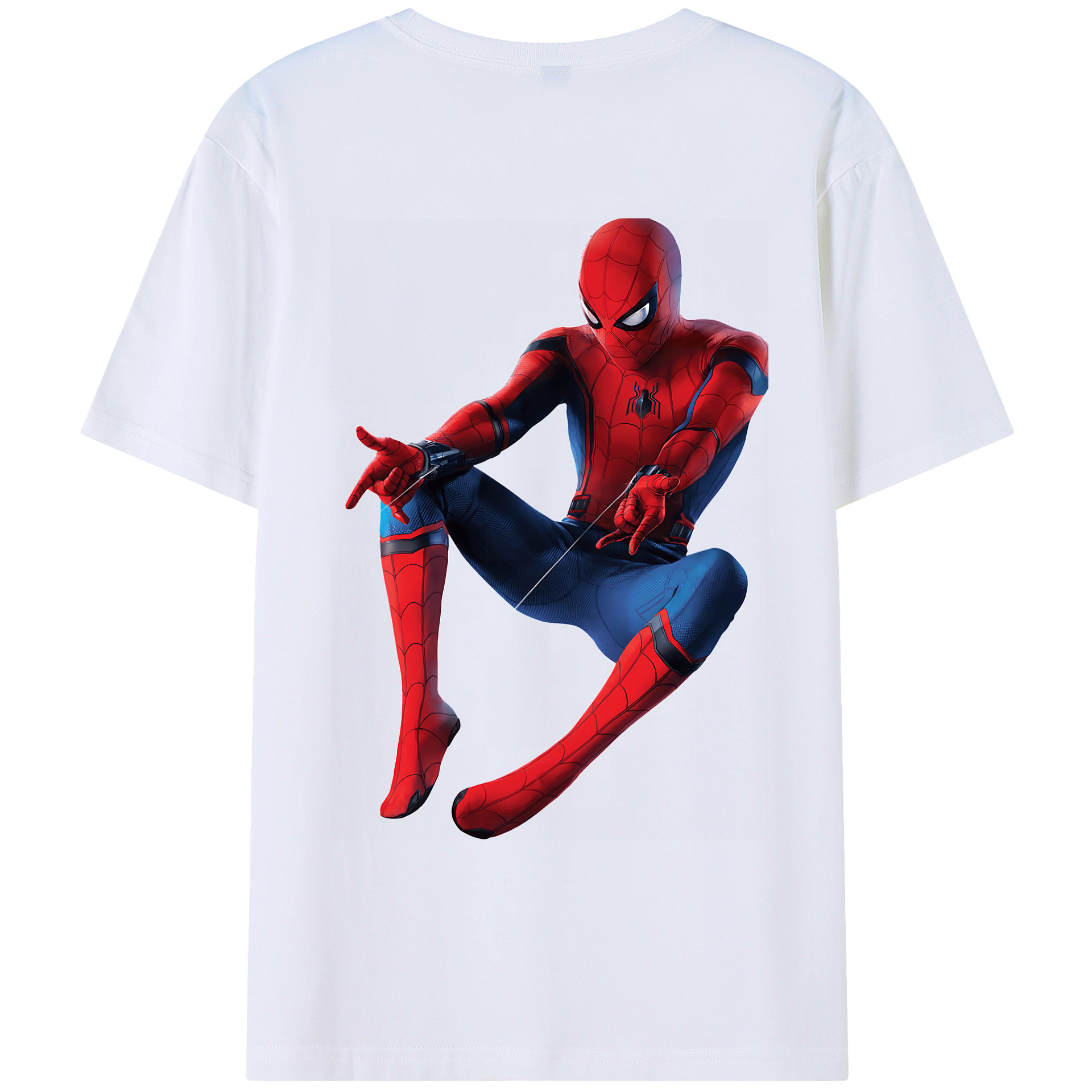 （画像用） Spider Man スパイダーマン レディース半袖Tシャツ(バックプリント)
