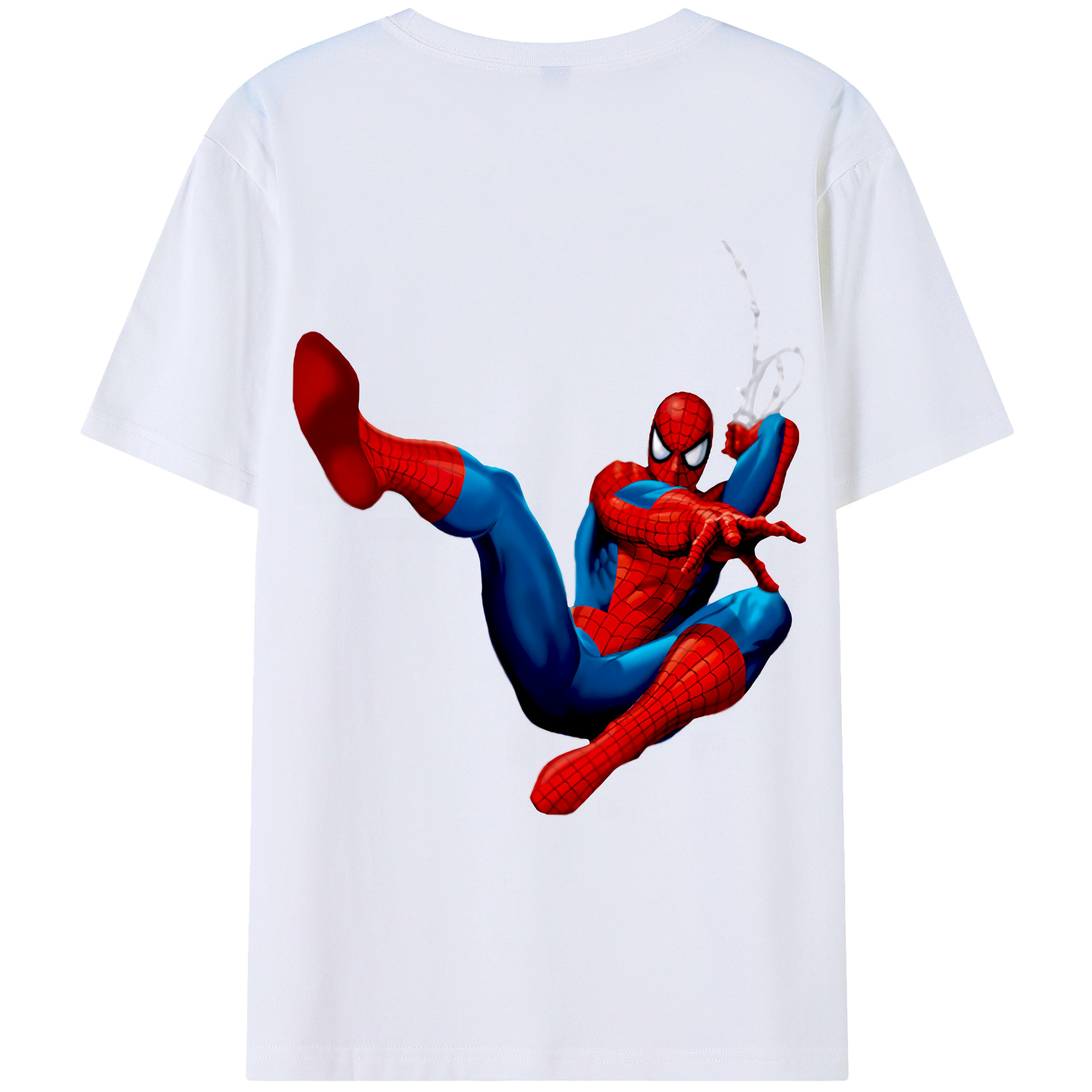 （画像用） Spider Man スパイダーマン レディース半袖Tシャツ(バックプリント)