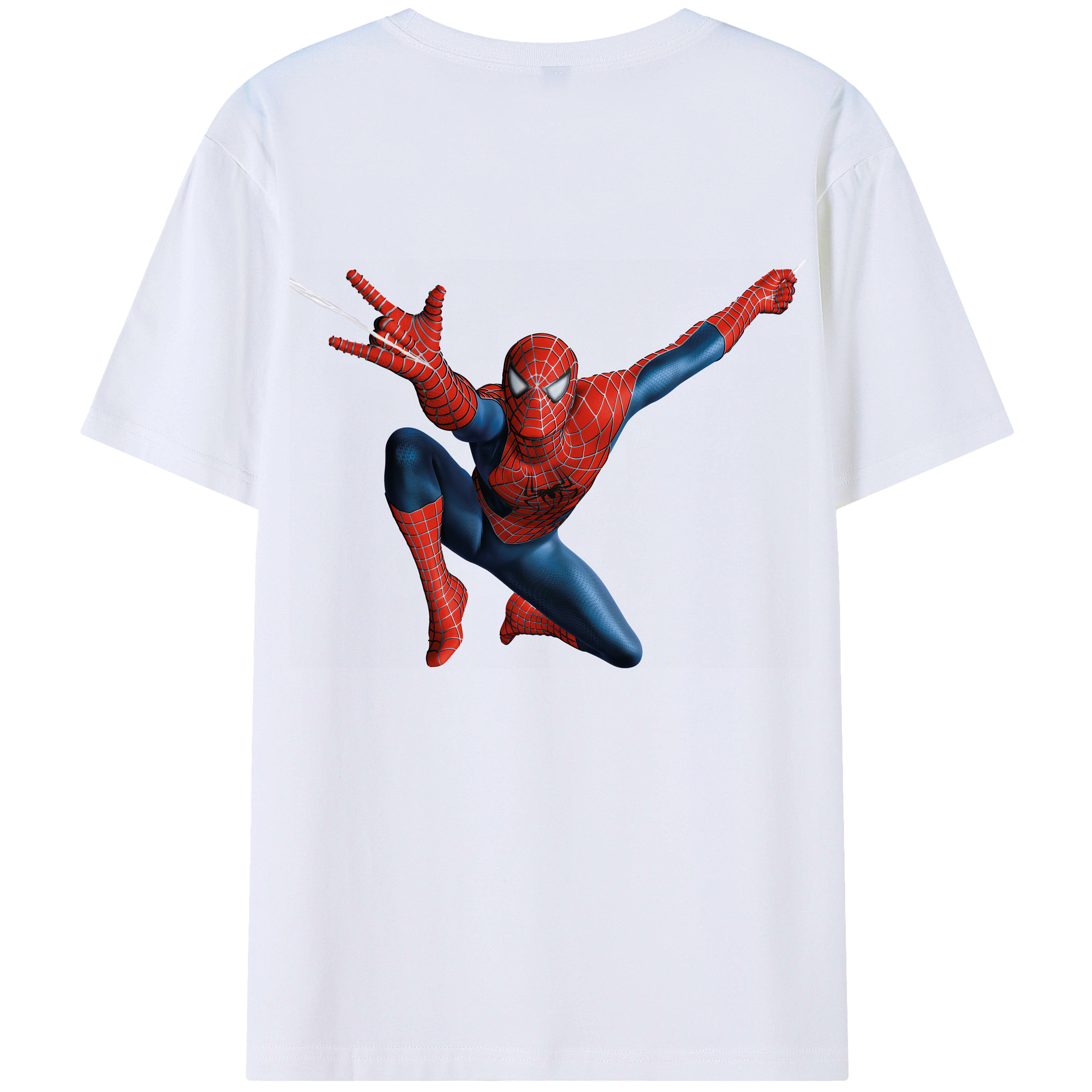 （画像用） Spider Man スパイダーマン レディース半袖Tシャツ(バックプリント)