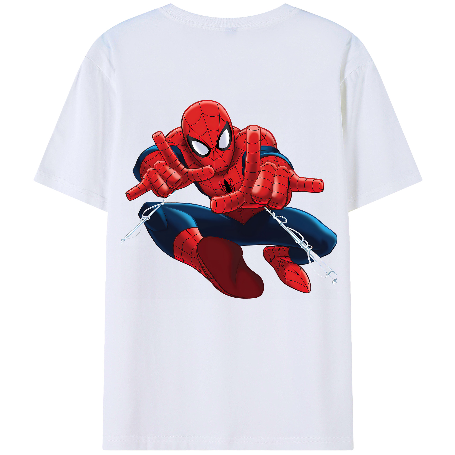 （画像用） Spider Man スパイダーマン レディース半袖Tシャツ(バックプリント)