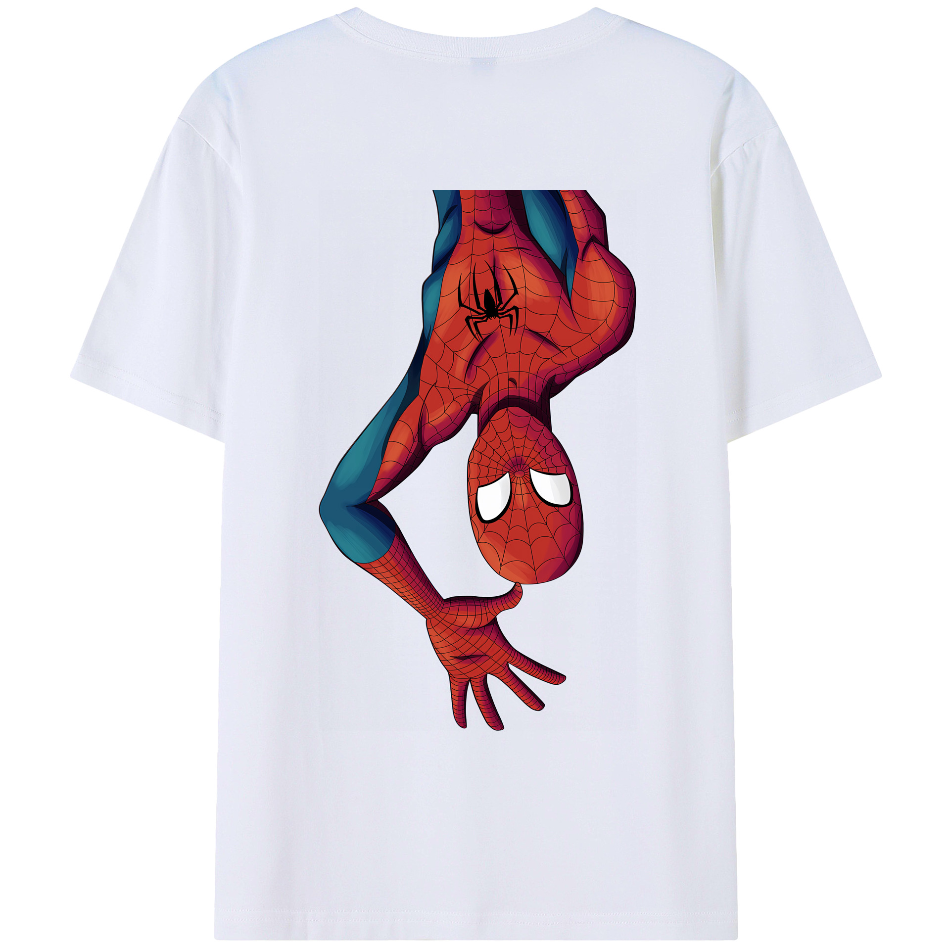（画像用） Spider Man スパイダーマン レディース半袖Tシャツ(バックプリント)