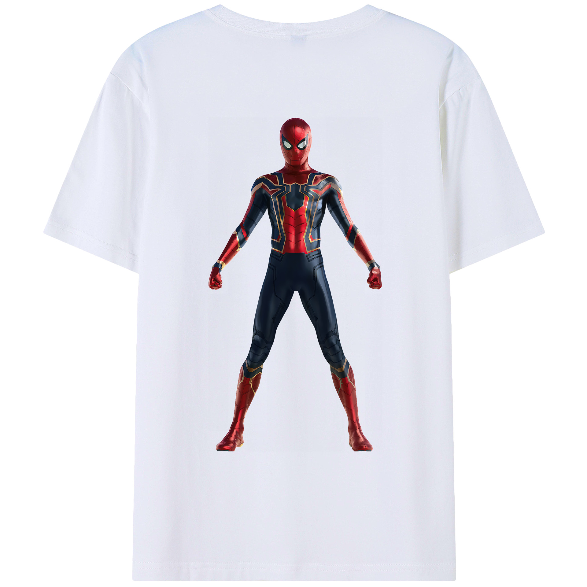 （画像用） Spider Man スパイダーマン レディース半袖Tシャツ(バックプリント)