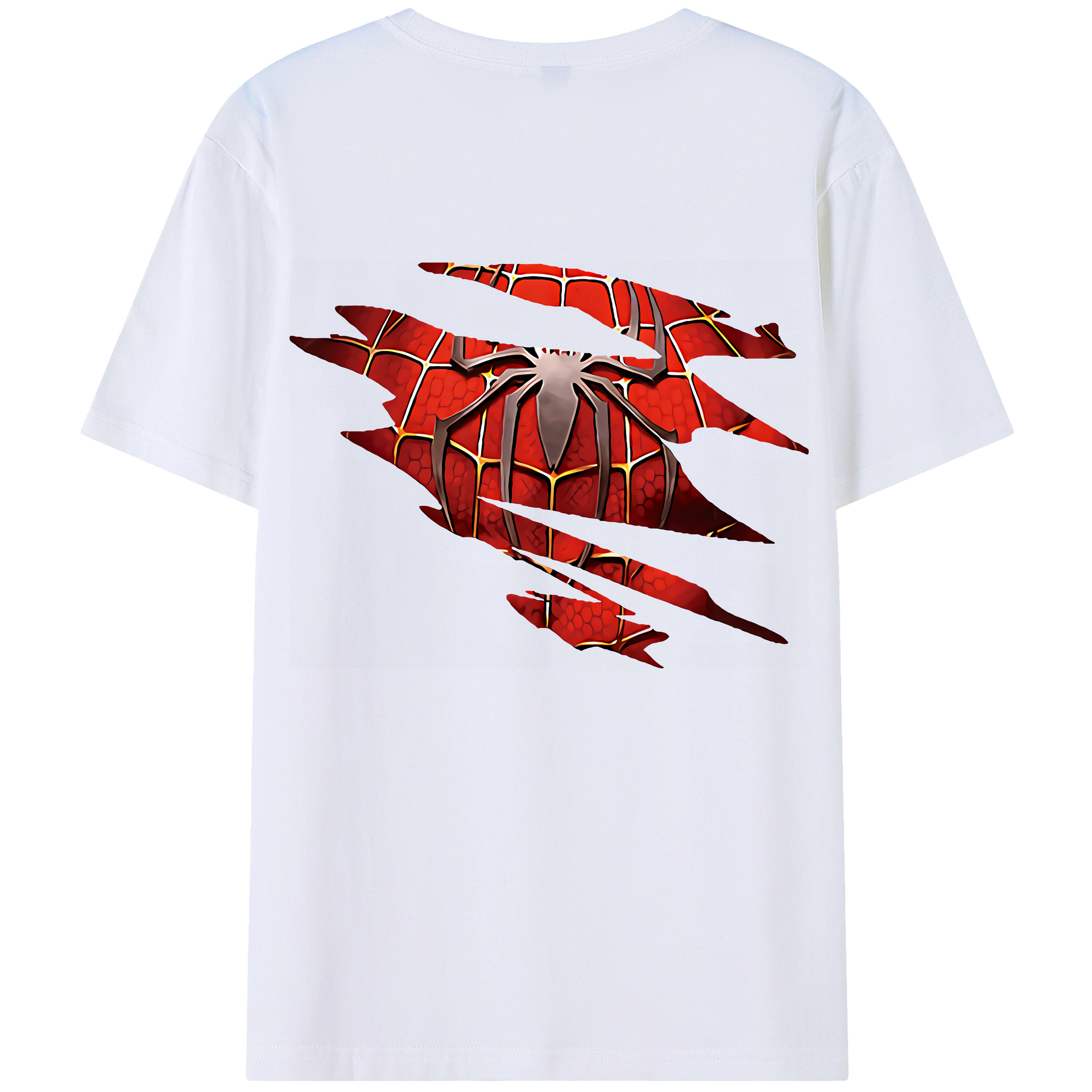 （画像用） Spider Man スパイダーマン レディース半袖Tシャツ(バックプリント)