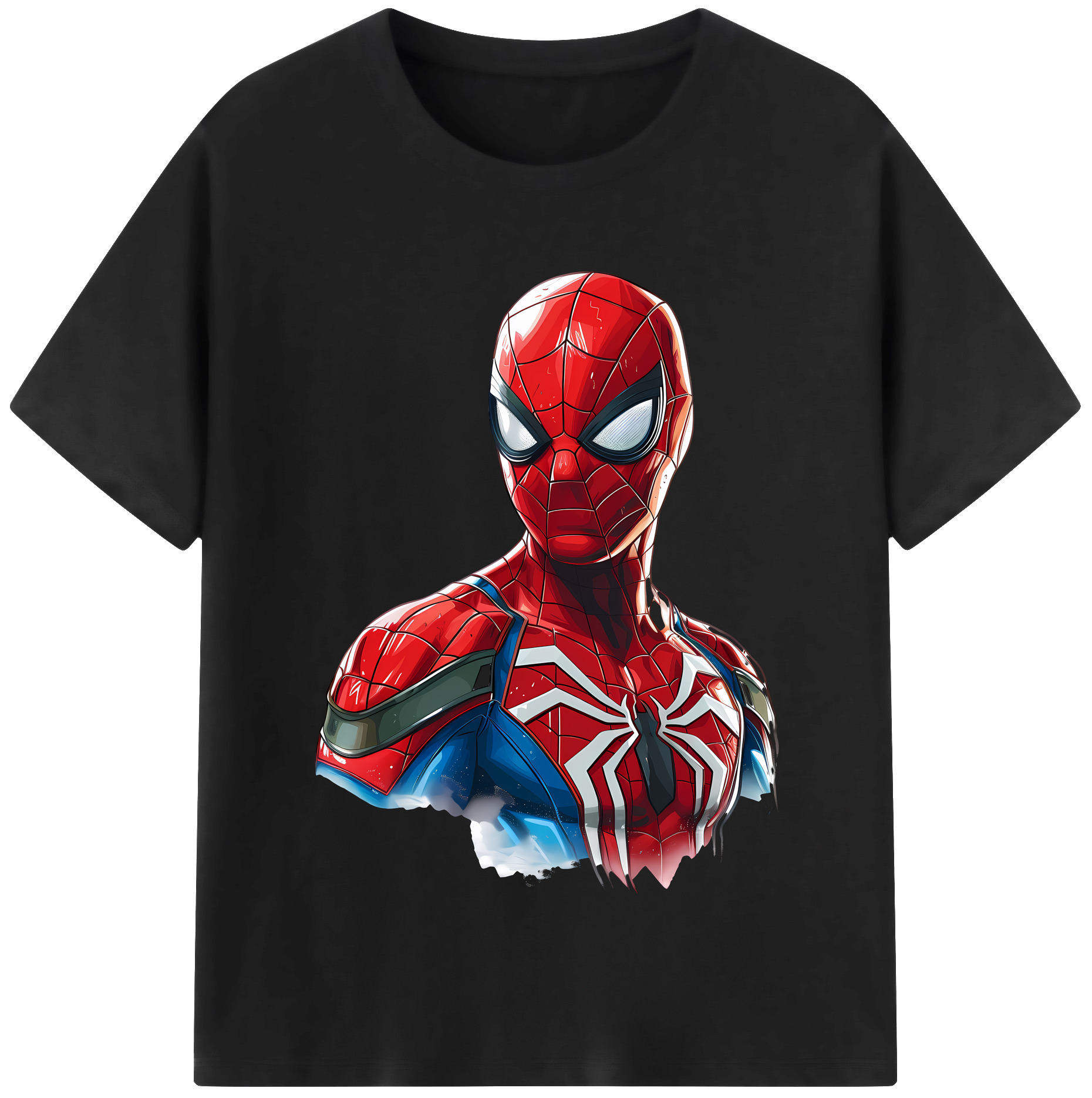 （画像用） Spider Man スパイダーマン レディースカジュアルプリントTシャツ（綿100％）