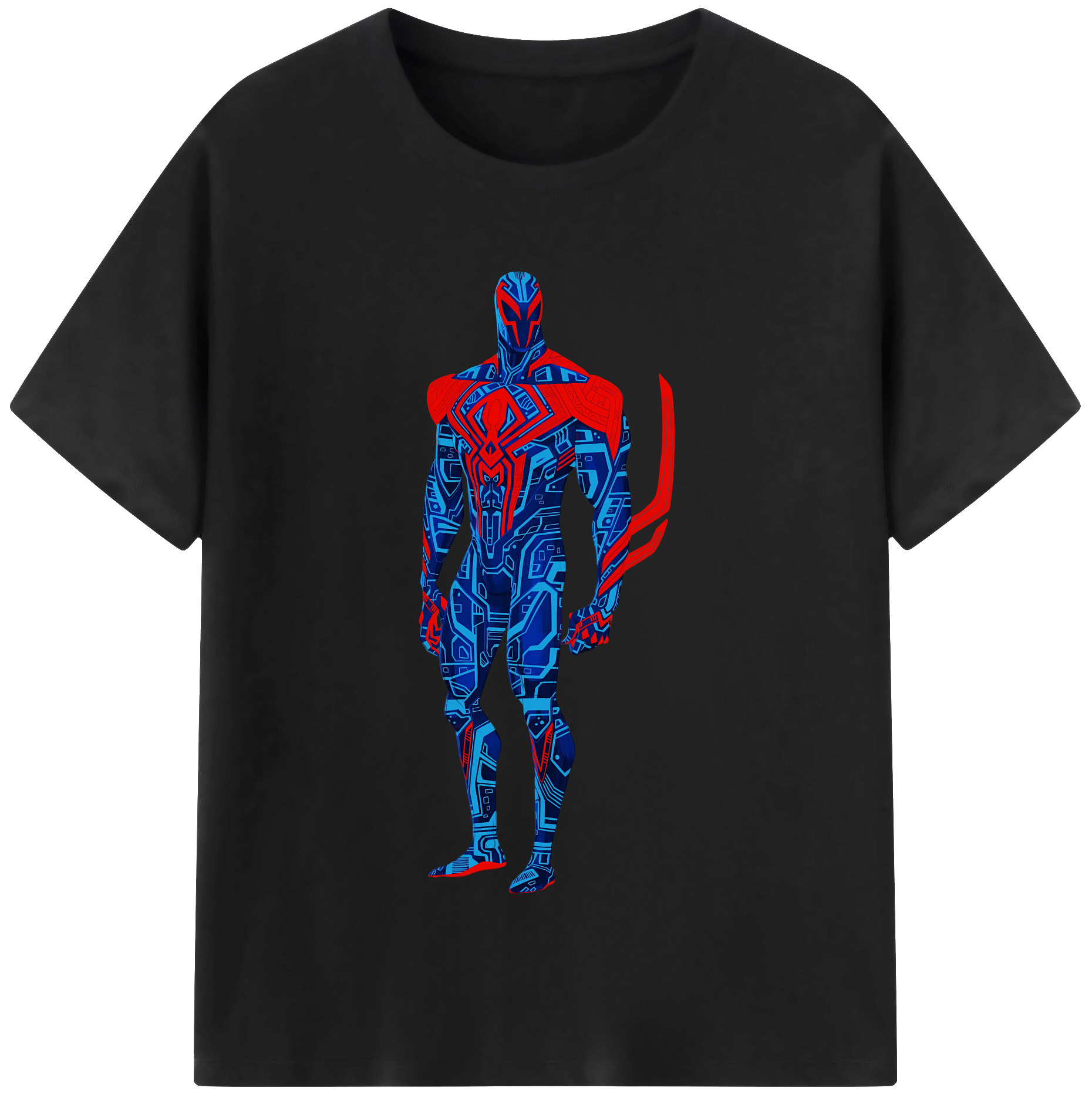 （画像用） Spider Man スパイダーマン レディースカジュアルプリントTシャツ（綿100％）