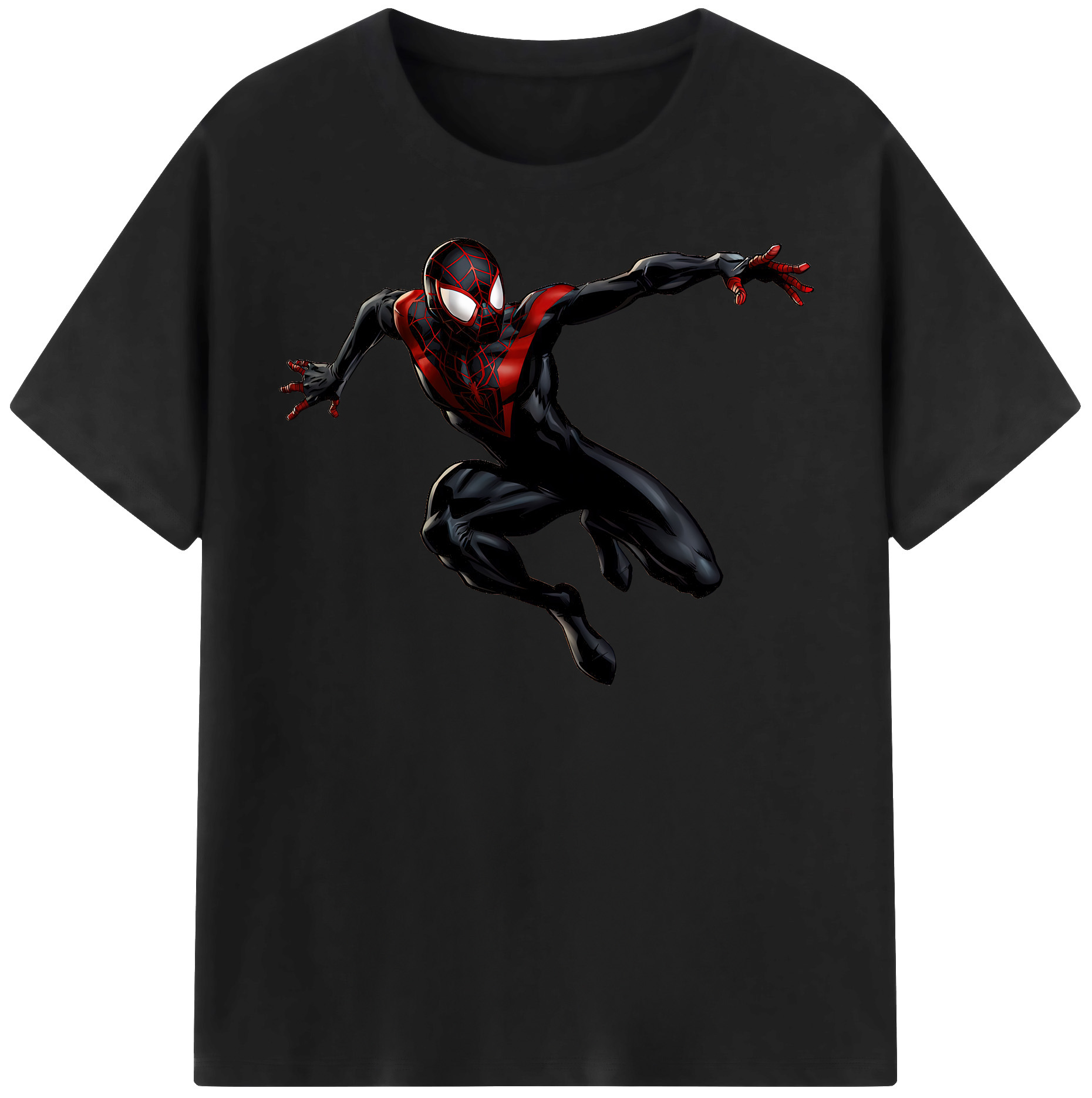 （画像用） Spider Man スパイダーマン レディースカジュアルプリントTシャツ（綿100％）