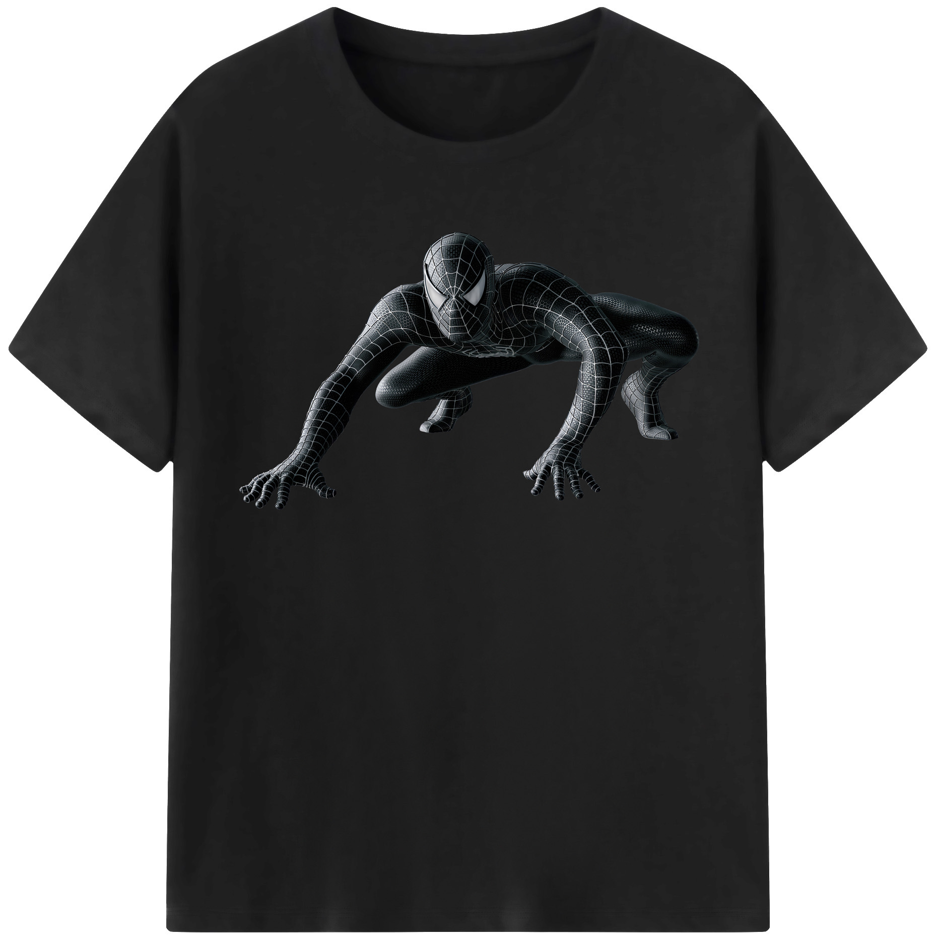 （画像用） Spider Man スパイダーマン レディースカジュアルプリントTシャツ（綿100％）