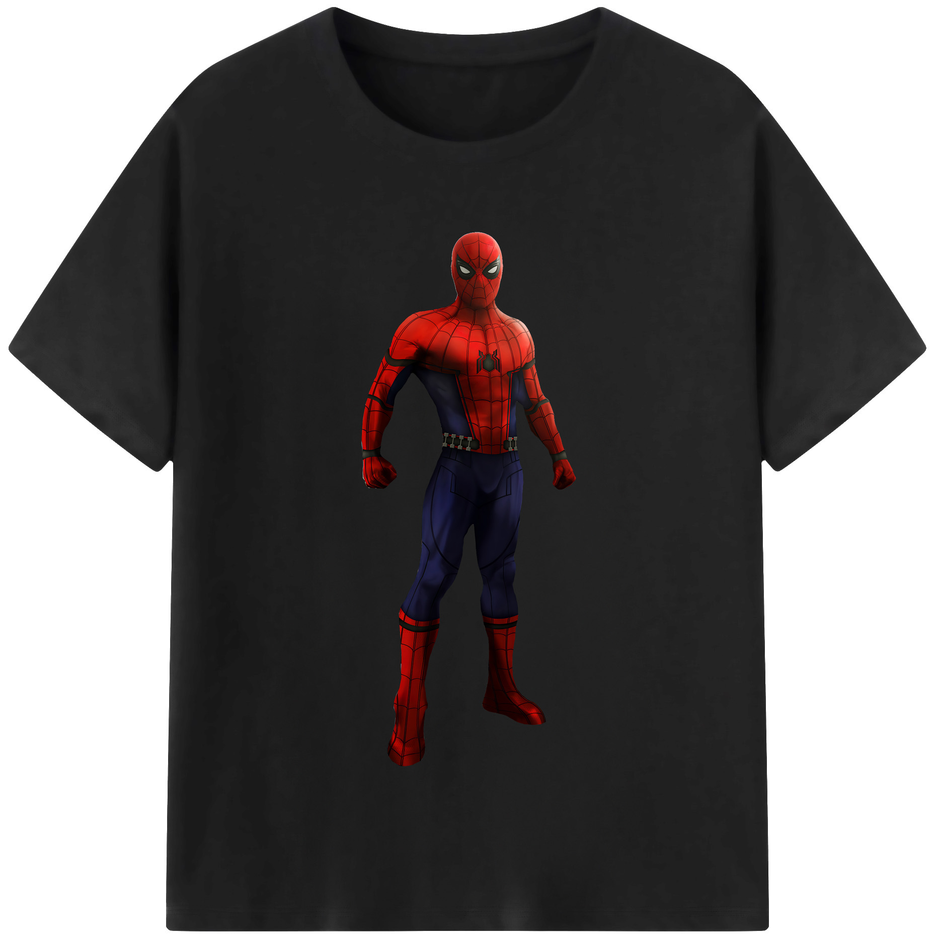（画像用） Spider Man スパイダーマン レディースカジュアルプリントTシャツ（綿100％）