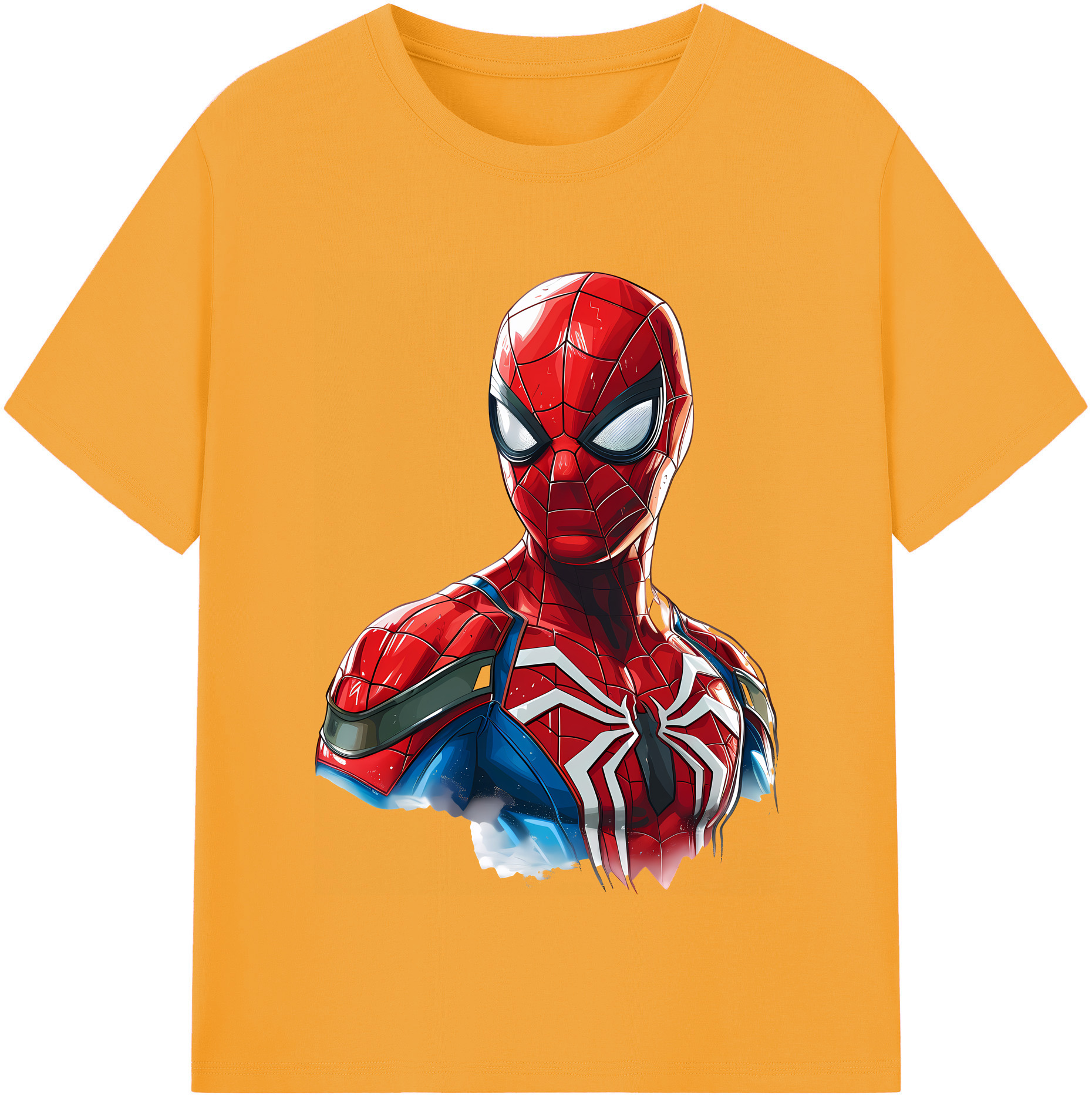 （画像用） Spider Man スパイダーマン レディースカジュアルプリントTシャツ（綿100％）