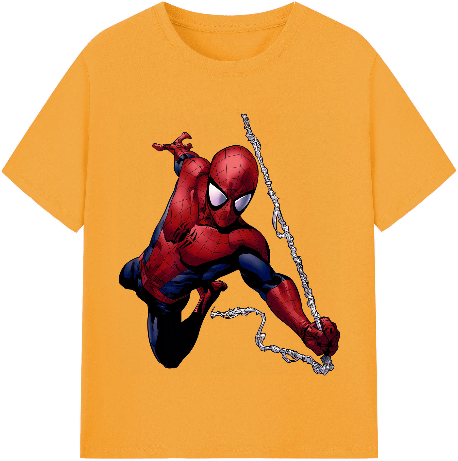 （画像用） Spider Man スパイダーマン レディースカジュアルプリントTシャツ（綿100％）