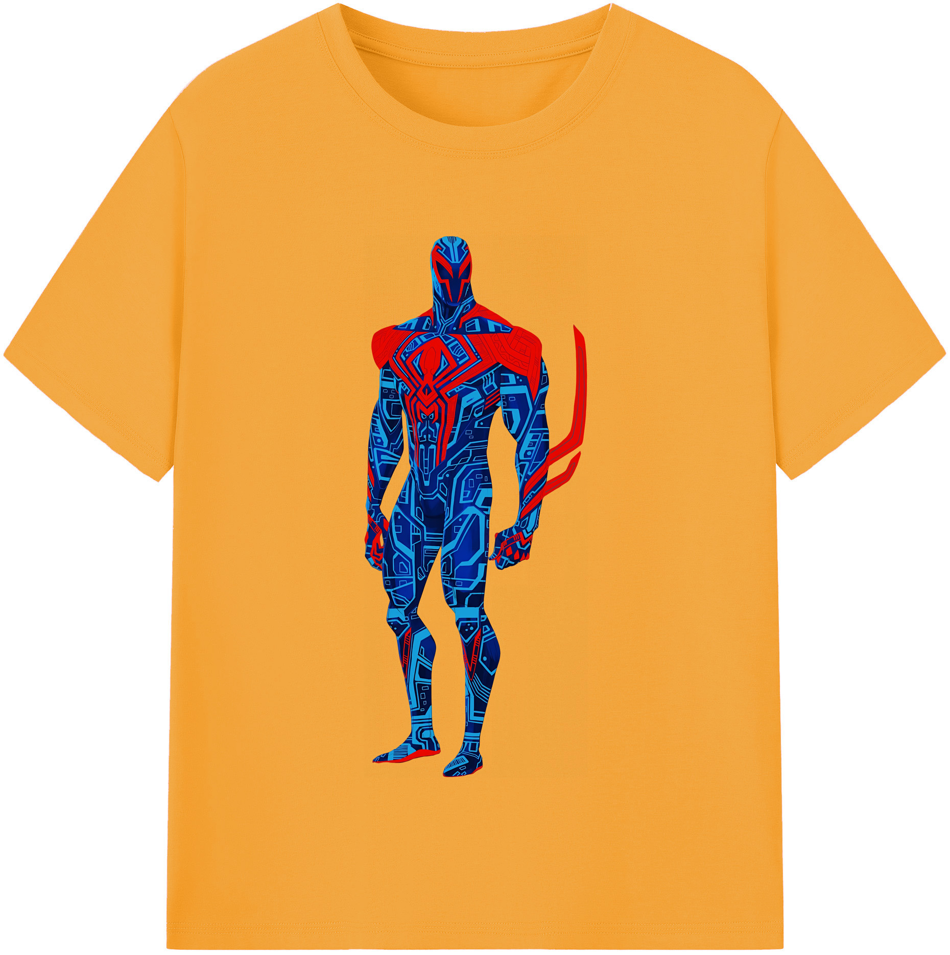 （画像用） Spider Man スパイダーマン レディースカジュアルプリントTシャツ（綿100％）